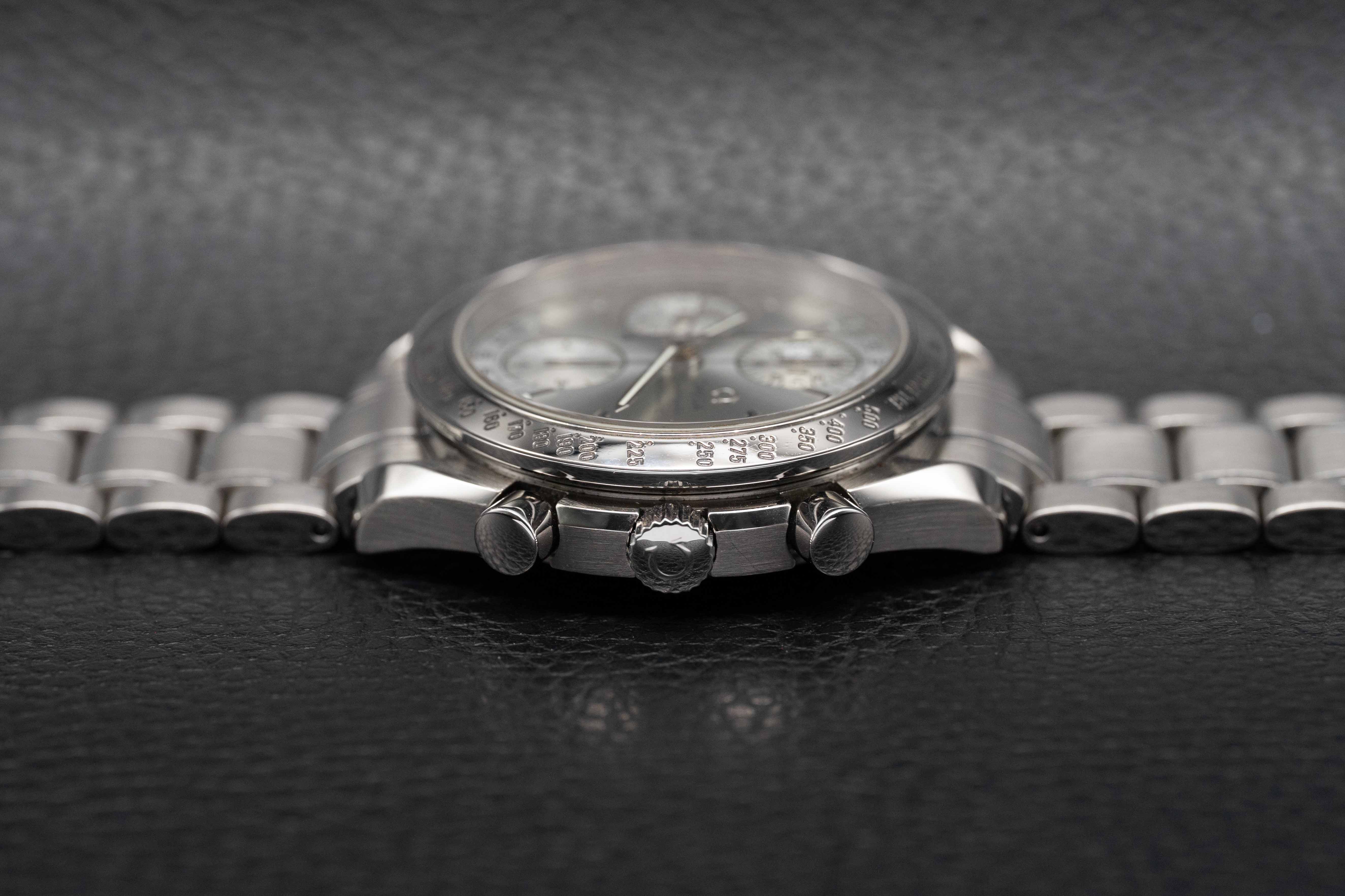 Omega Speedmaster Day Date 3523.30 Silver Dial 1998