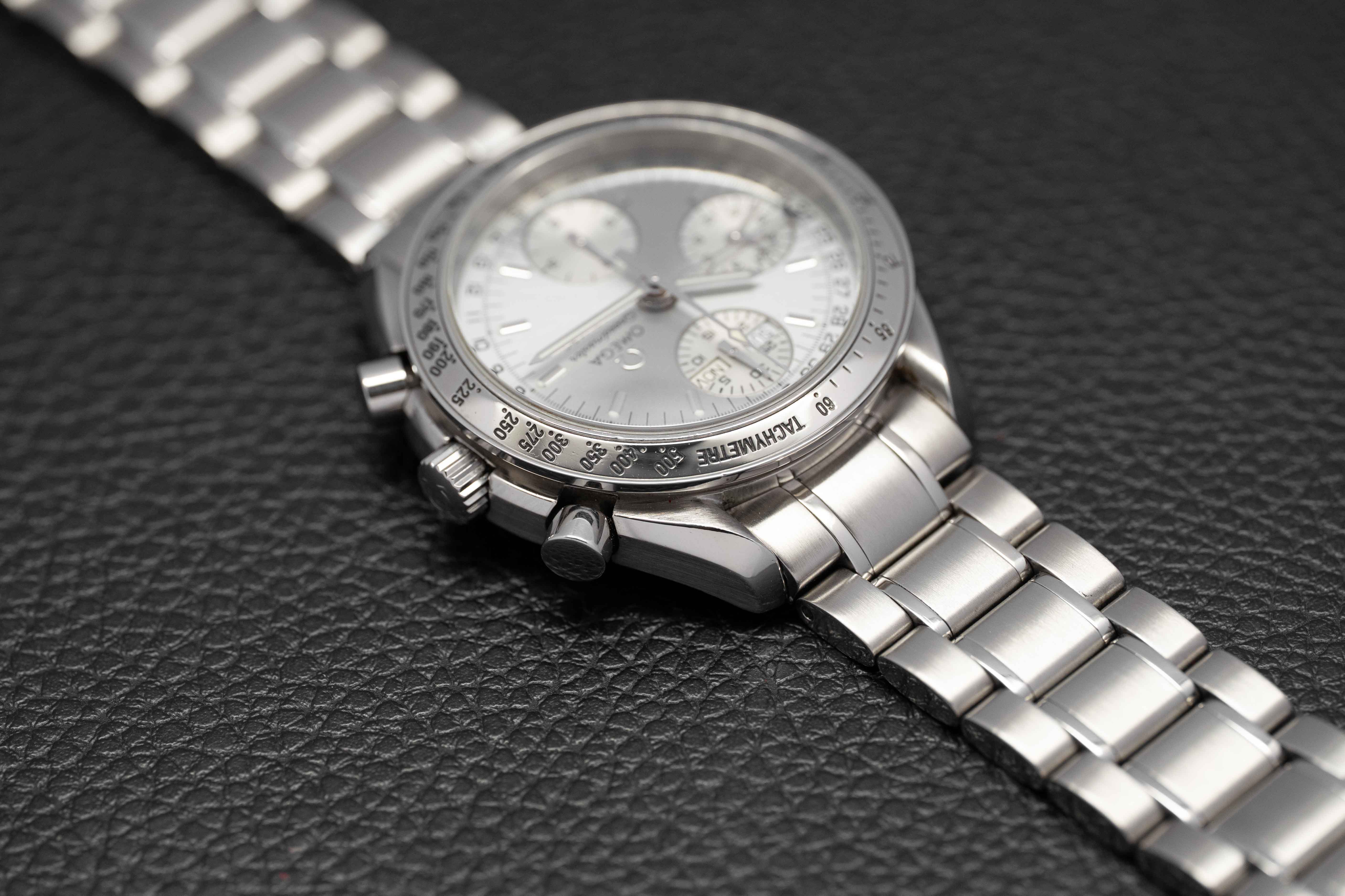 Omega Speedmaster Day Date 3523.30 Silver Dial 1998