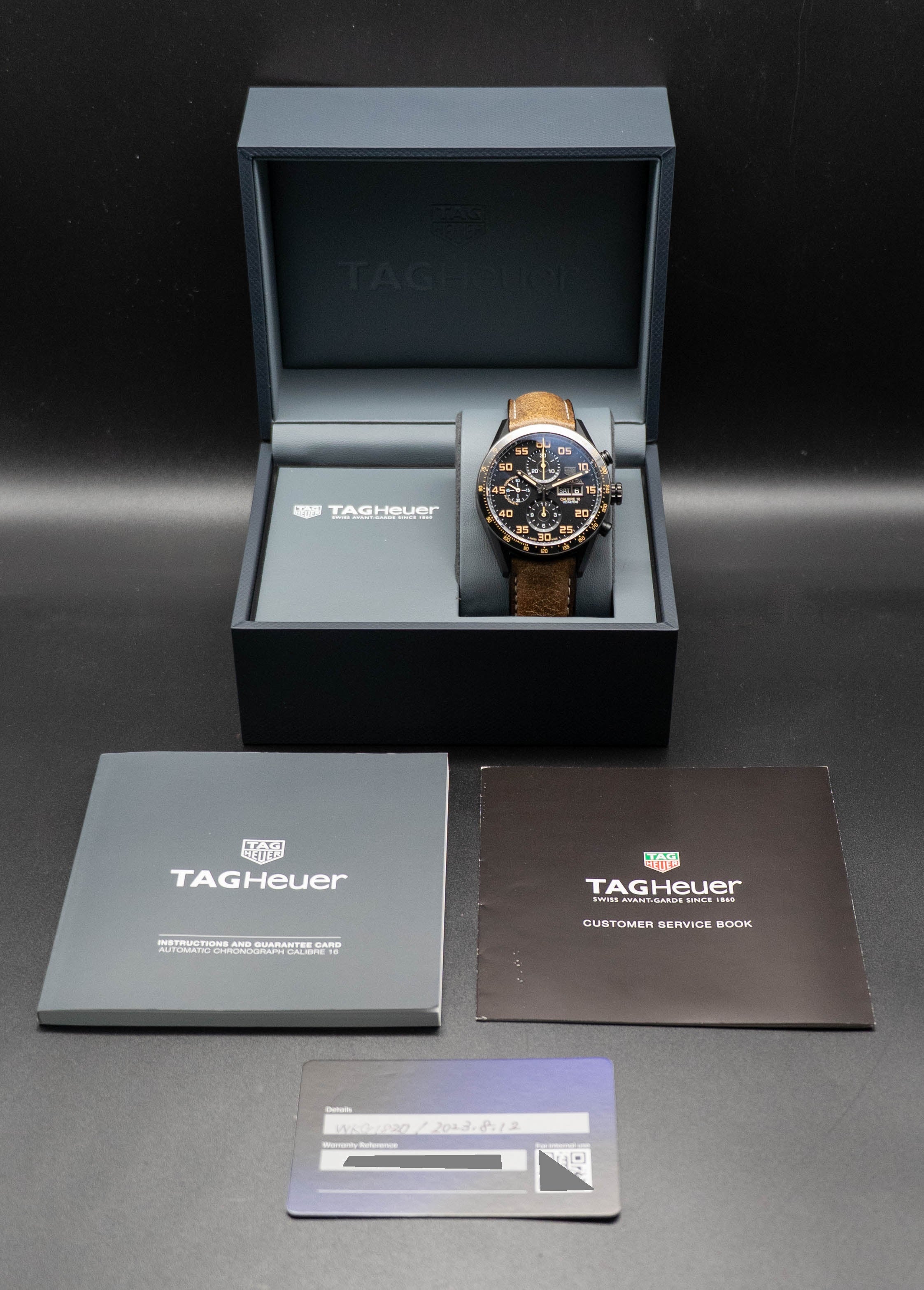 Tag Heuer Carrera CV2A84.FC6394 FULLSET 2023 Box + PAPERS
