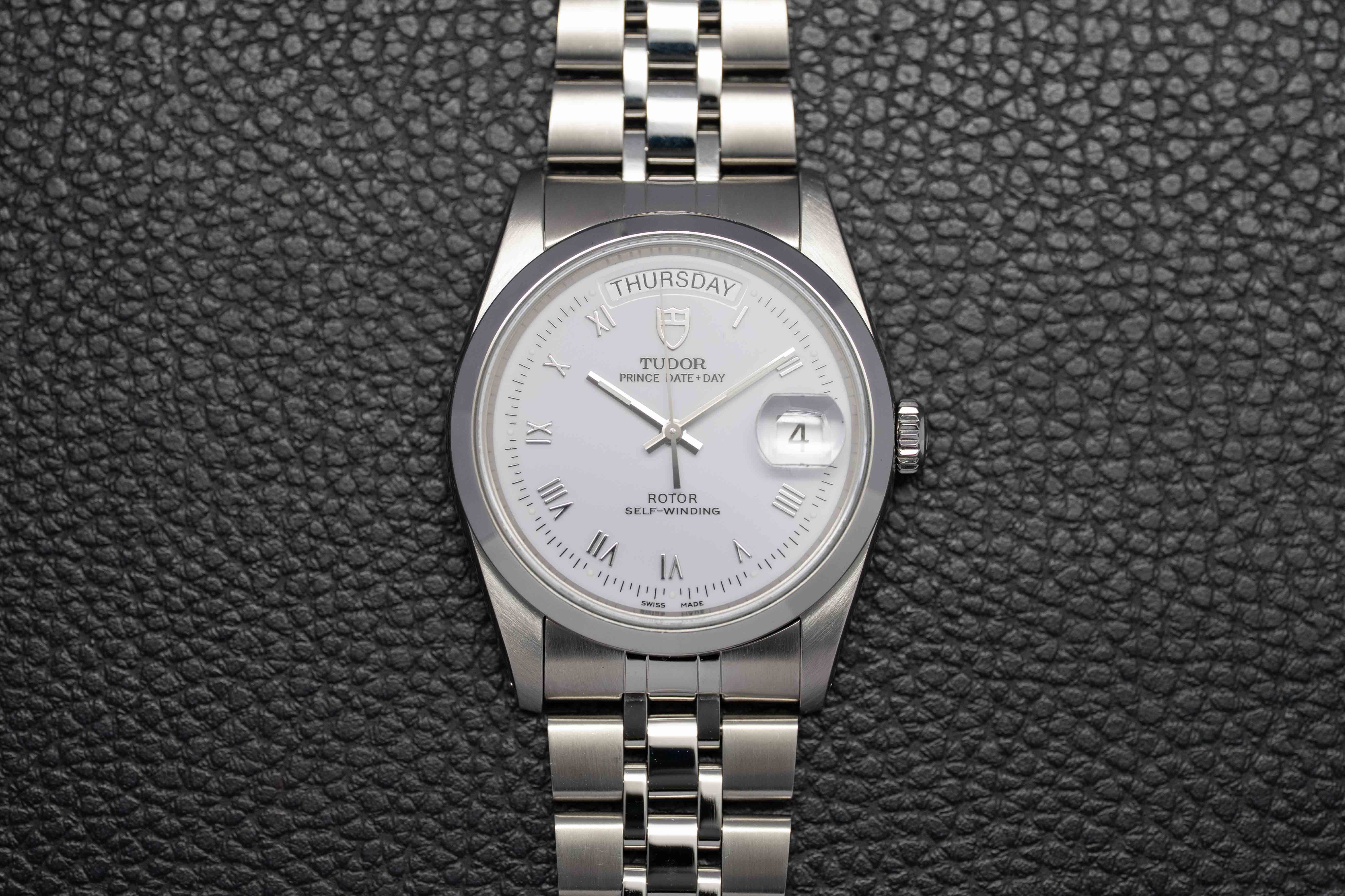 Tudor Date-Day 76200 White Dial 2010 Papers