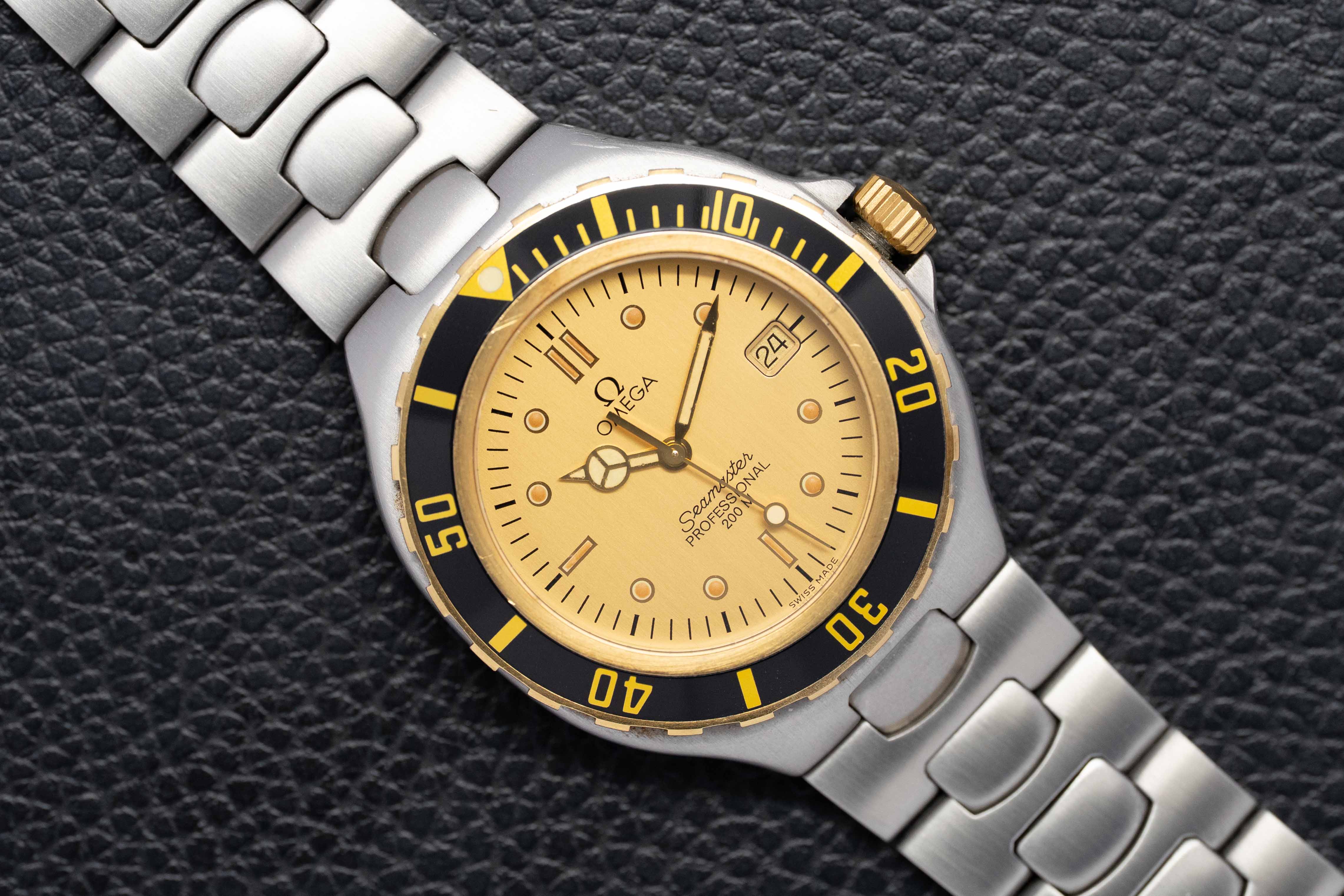 Omega Seamaster 200 Pre-Bond 396.1041 Champagne Dial 1989