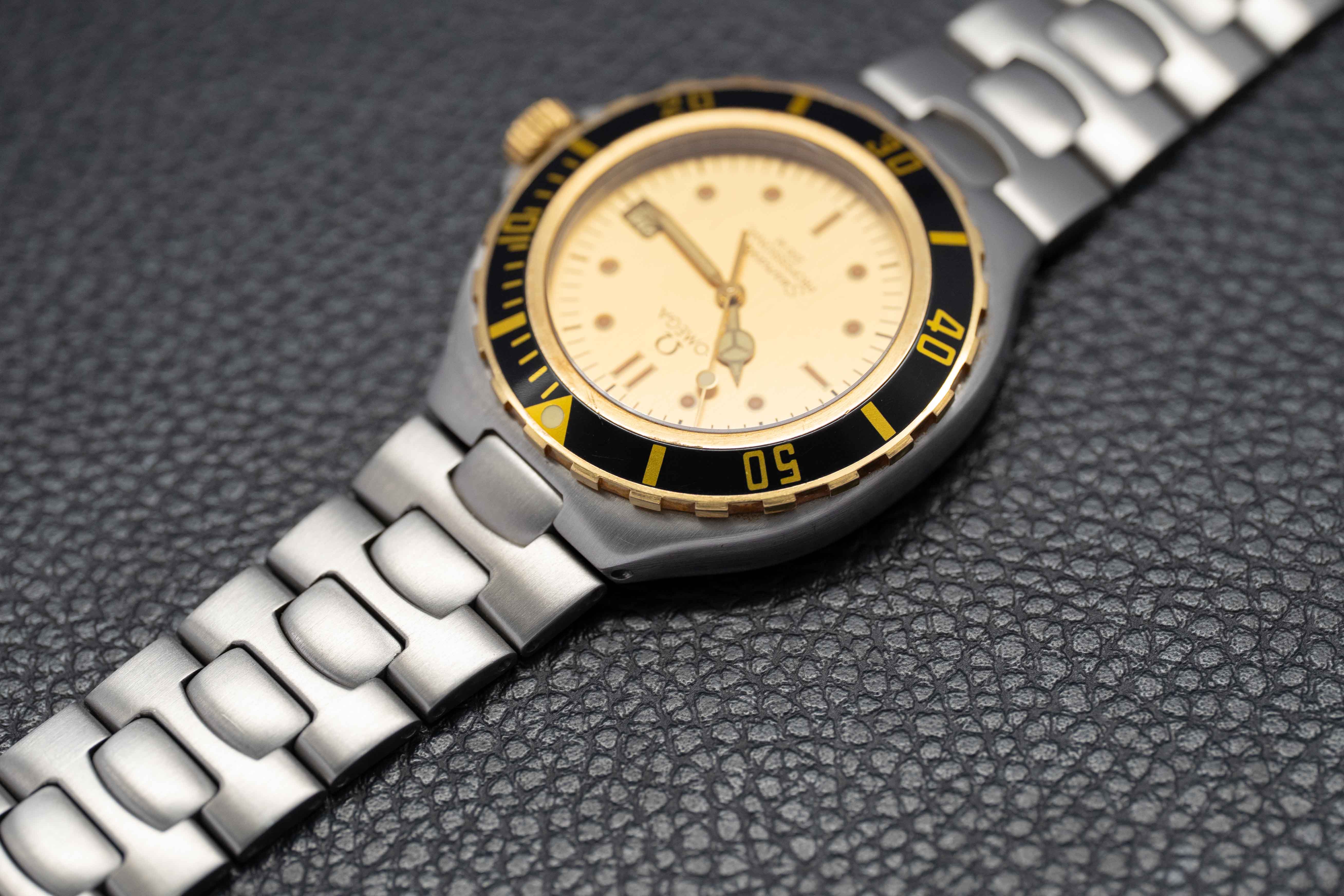 Omega Seamaster 200 Pre-Bond 396.1041 Champagne Dial 1989