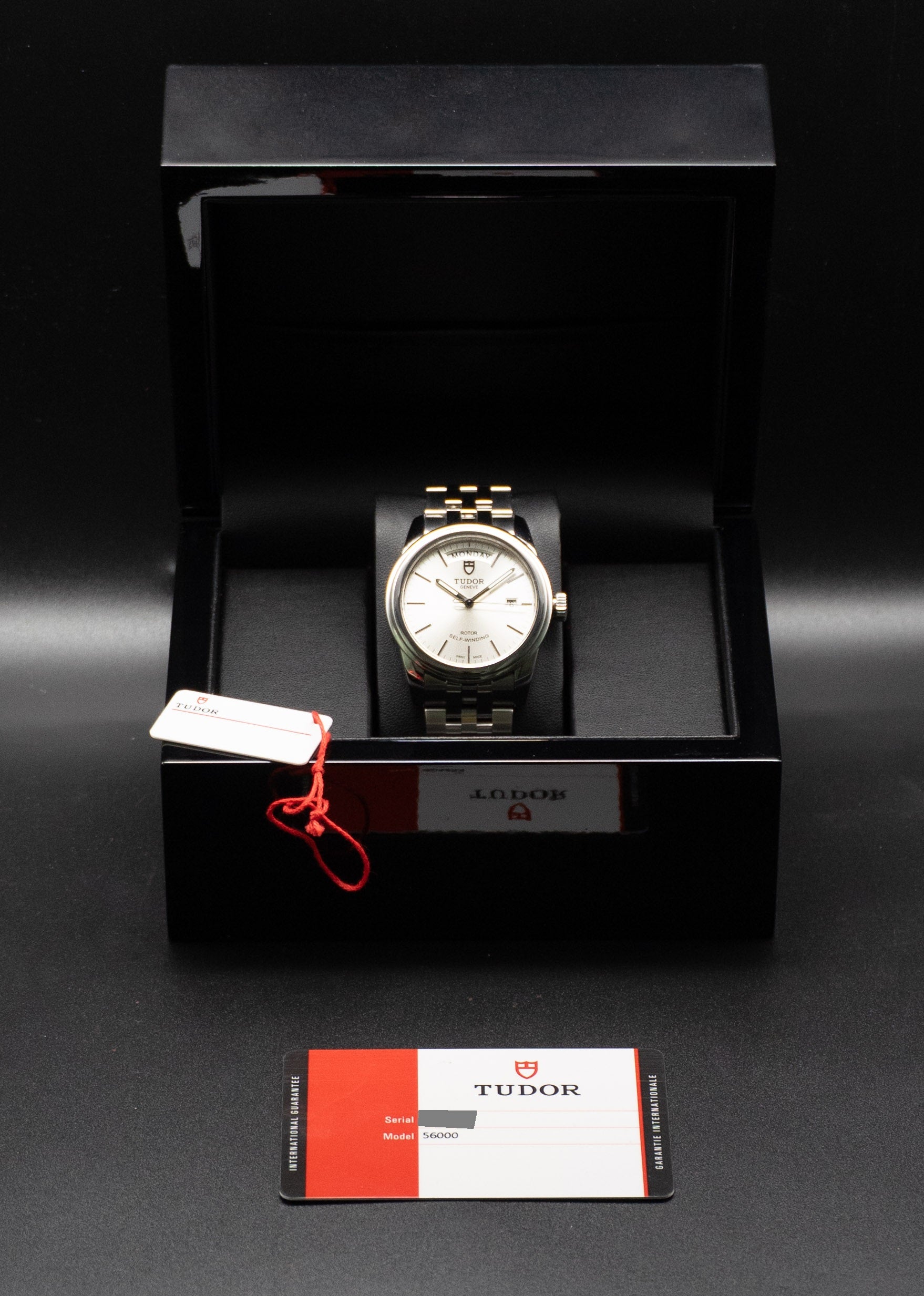 Tudor Glamour Day-Date 56000 Silver Dial 2018 Papers