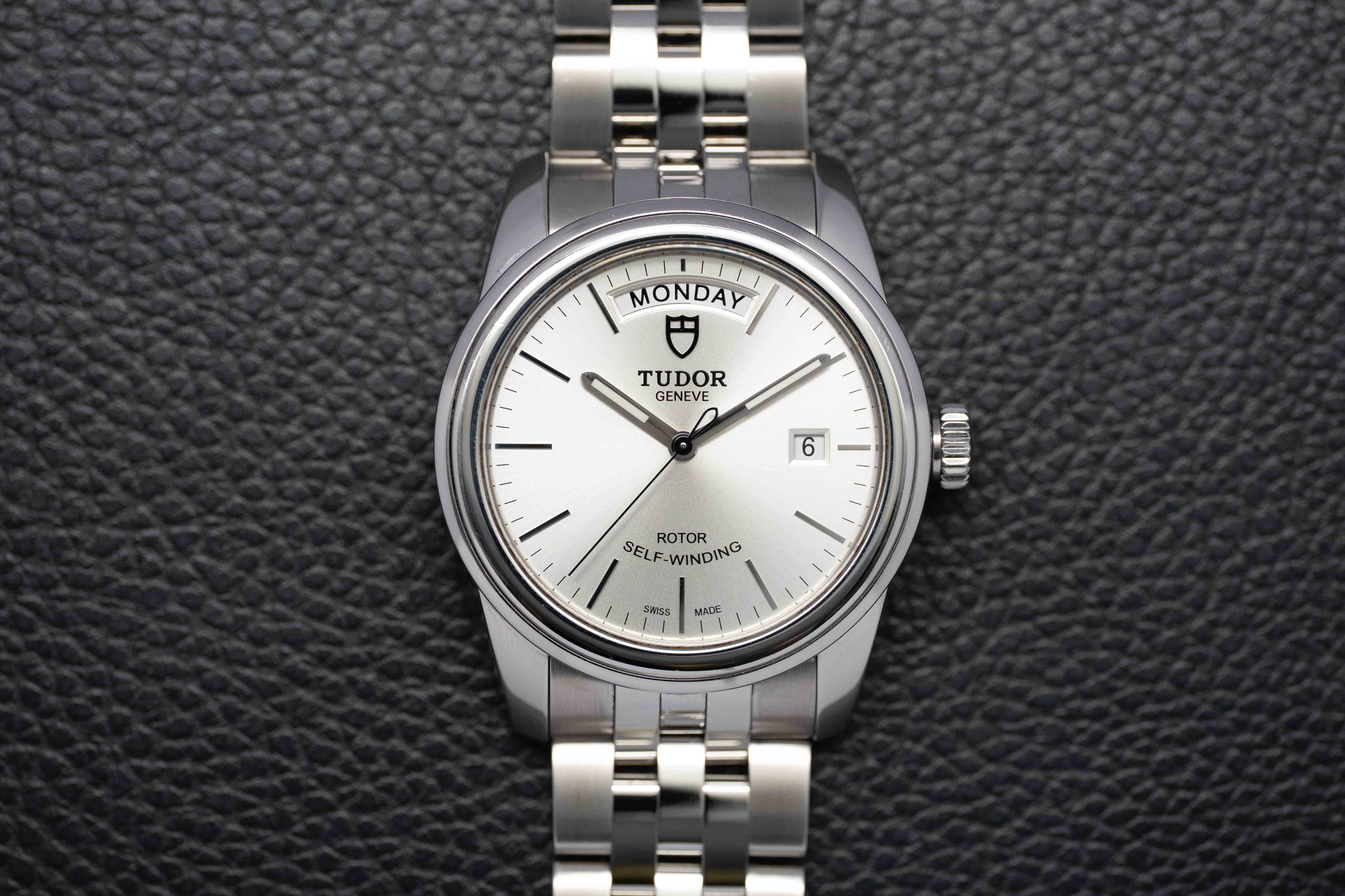 Tudor Glamour Day-Date 56000 Silver Dial 2018 Papers