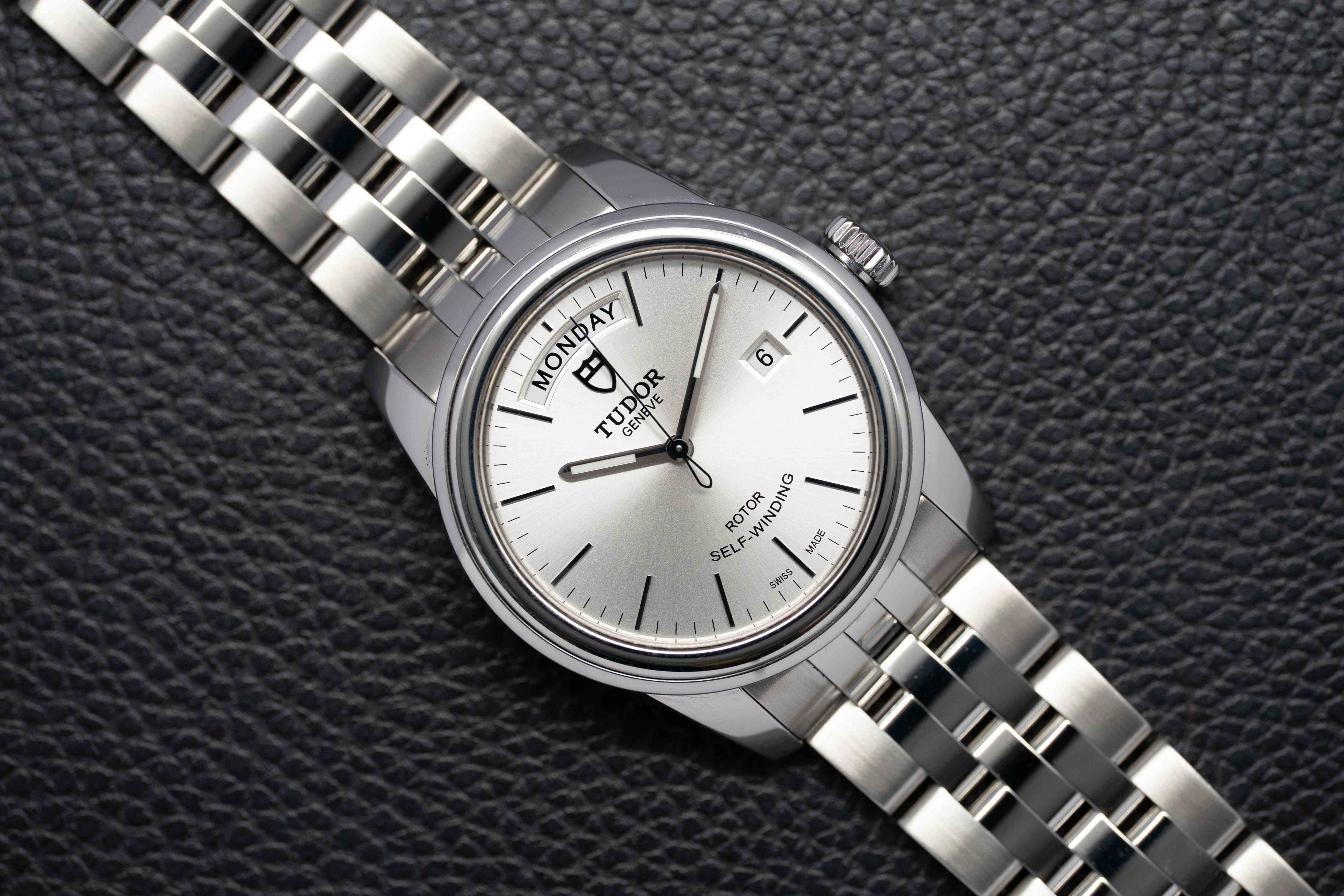 Tudor Glamour Day-Date 56000 Silver Dial 2018 Papers