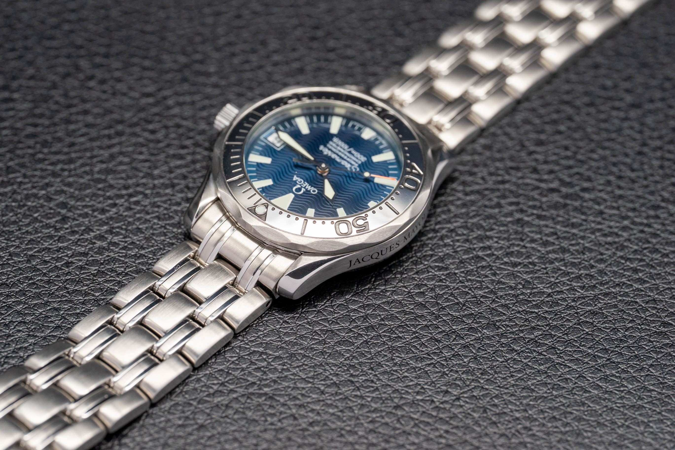 Omega Seamaster 300 2554.80 Blue Dial 1999 Papers