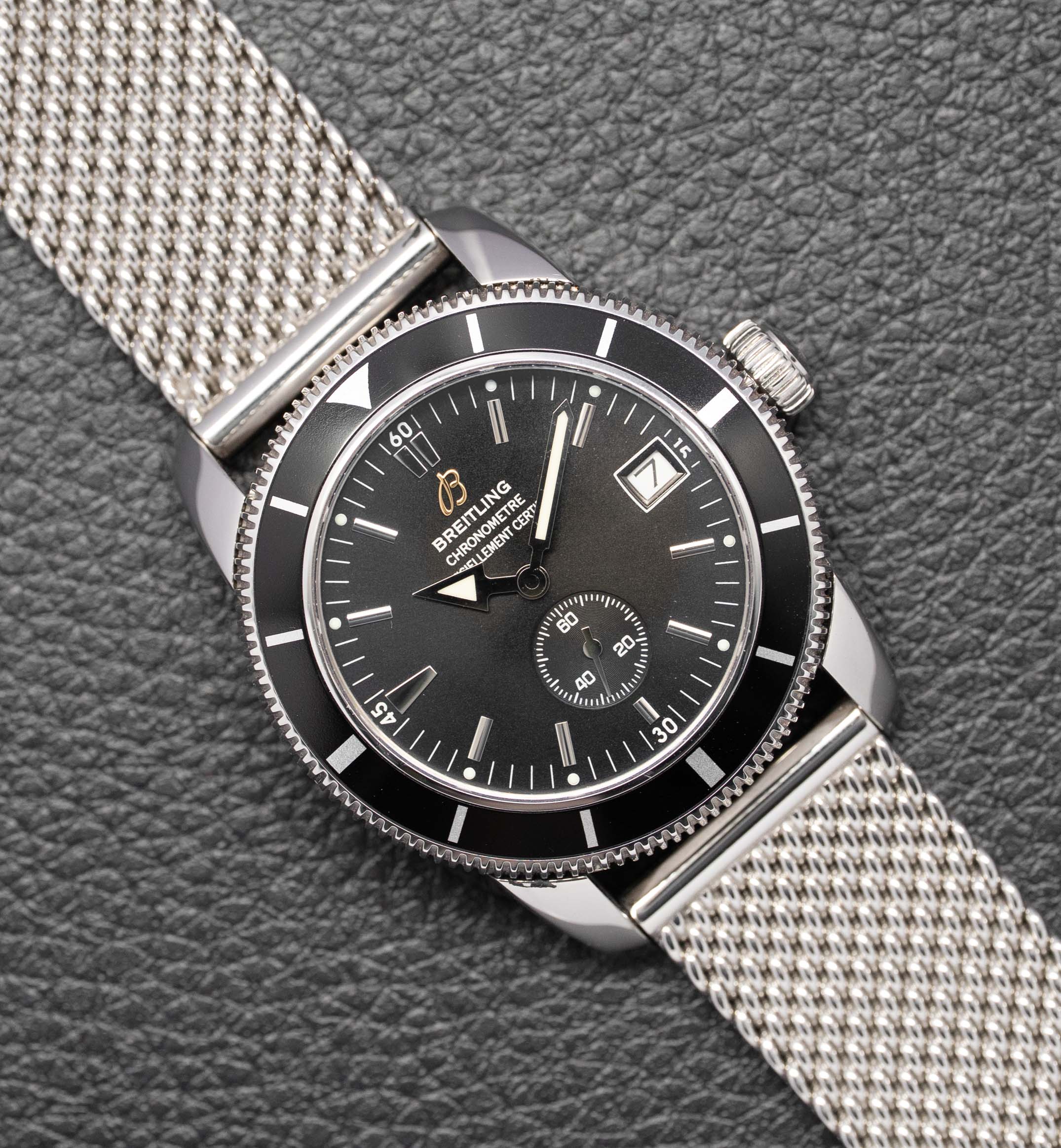 Breitling Superocean Heritage A37320 Black Dial 2010 PAPERS, With PAPERS