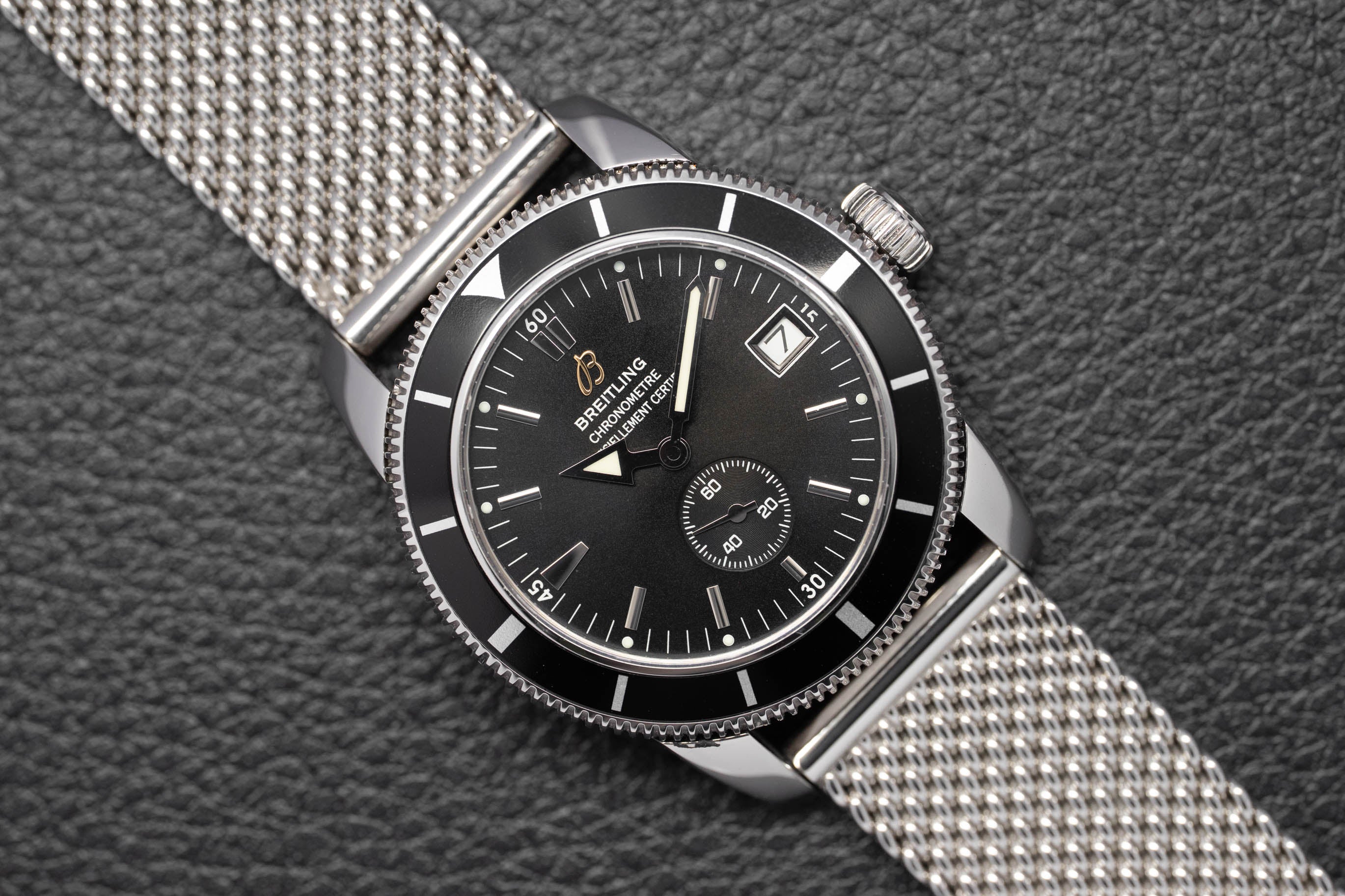 Breitling Superocean Heritage A37320 Black Dial 2010 PAPERS, With PAPERS