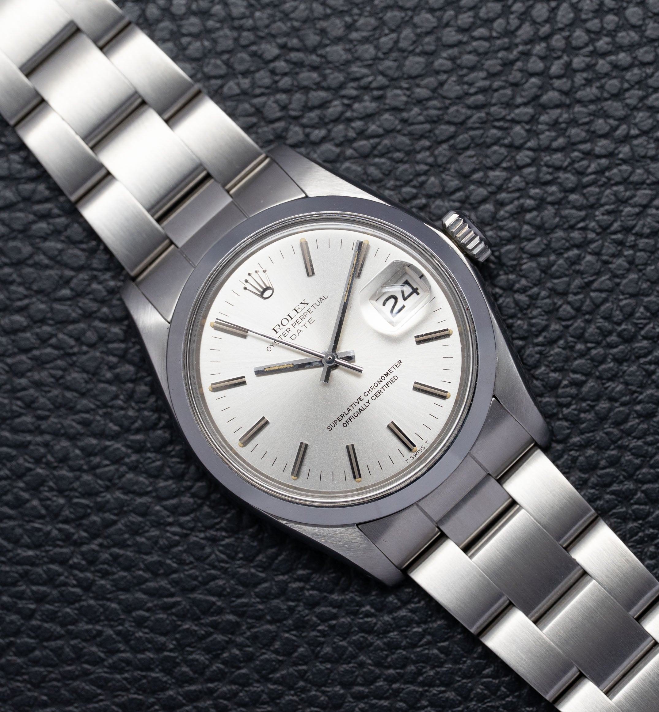 Rolex Date 1500 Silver Dial 1973
