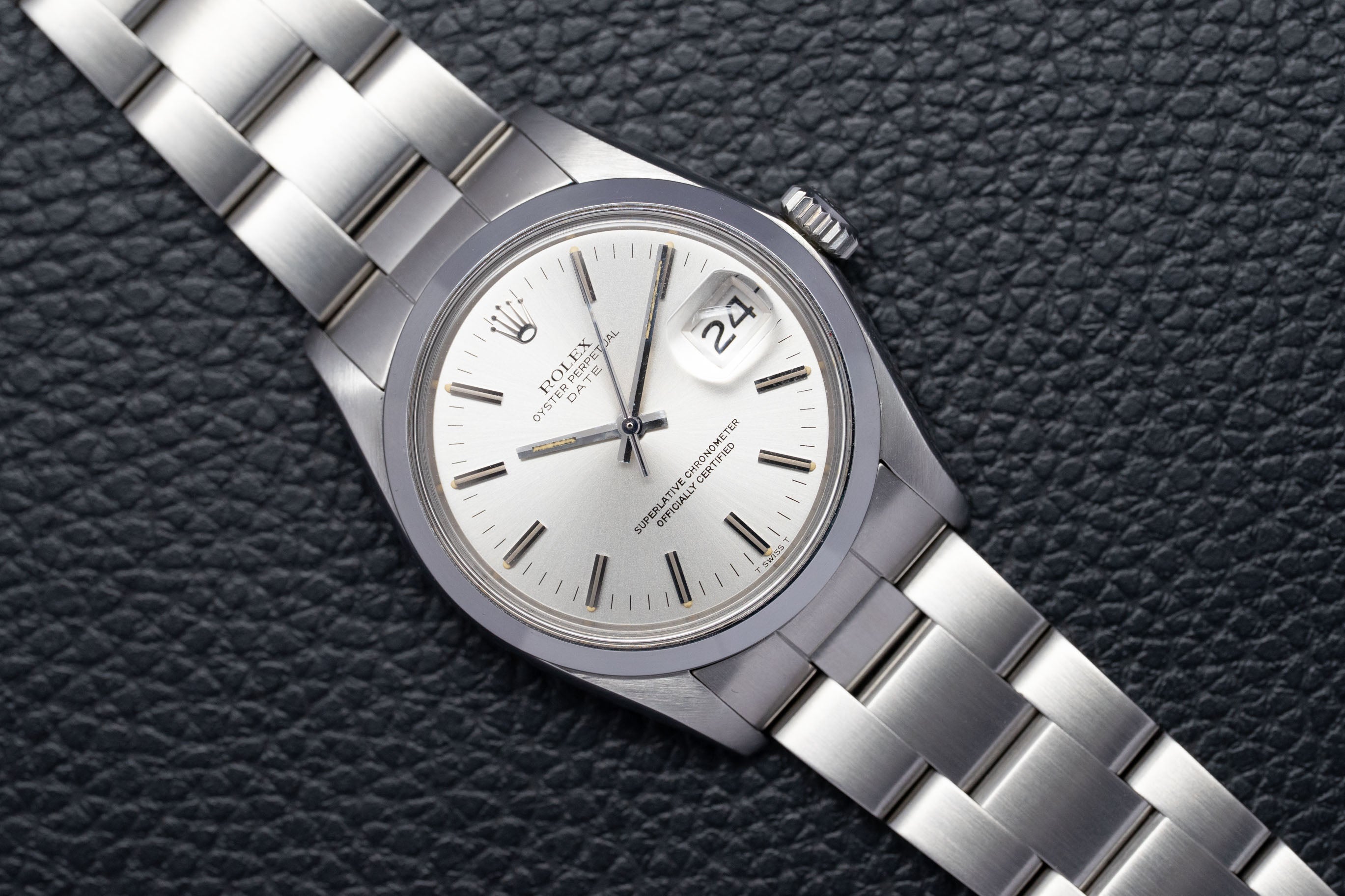Rolex Date 1500 Silver Dial 1973