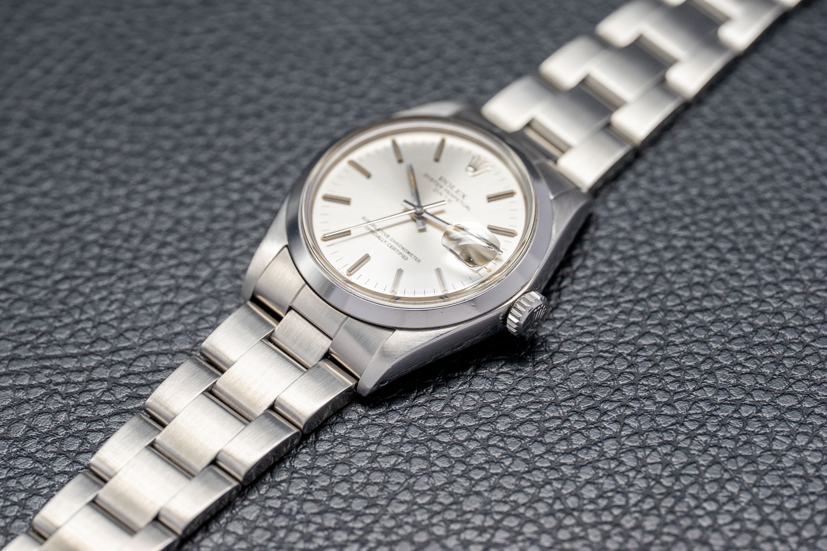 Rolex Date 1500 Silver Dial 1973