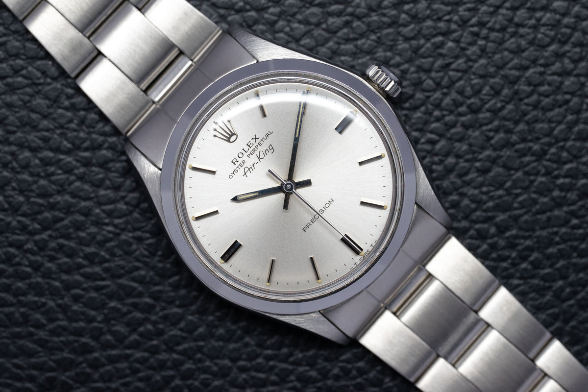 Rolex Air-King 5500 Silver Dial 1971