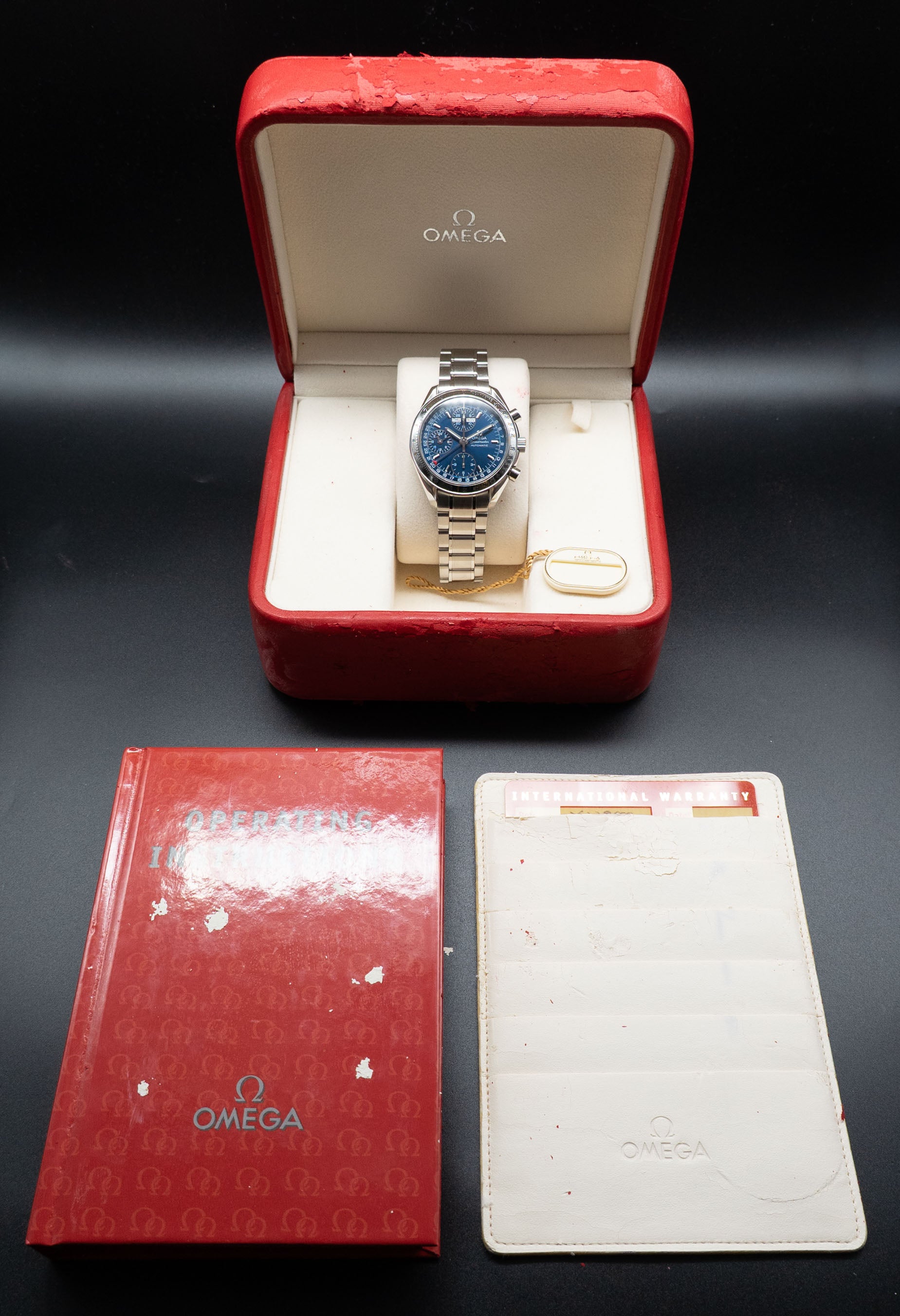 Omega Speedmaster Day Date 3523.80 Fullset 2003 Box+Papers