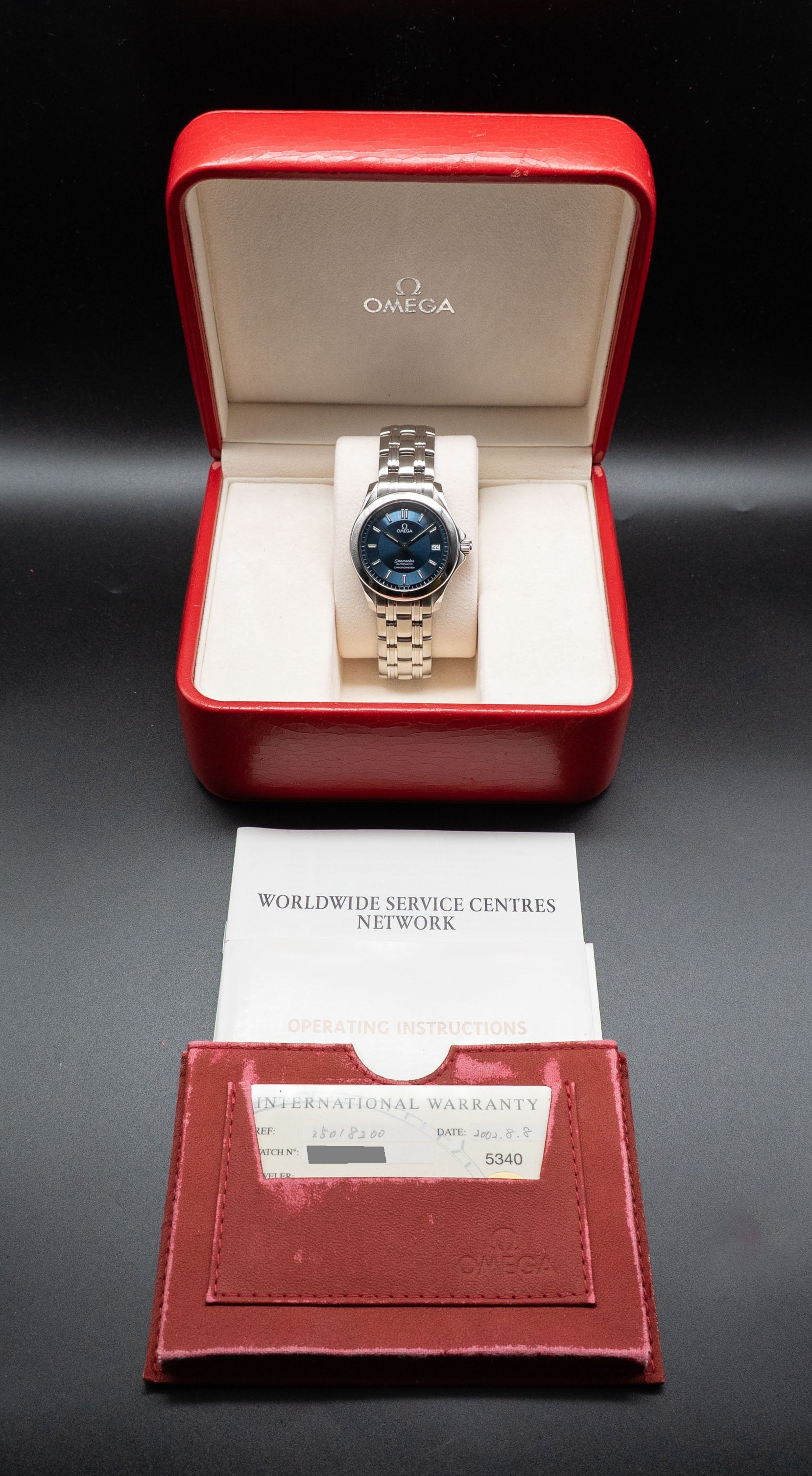 Omega Seamaster 120 2501.82 Fullset 2002 Box+Papers