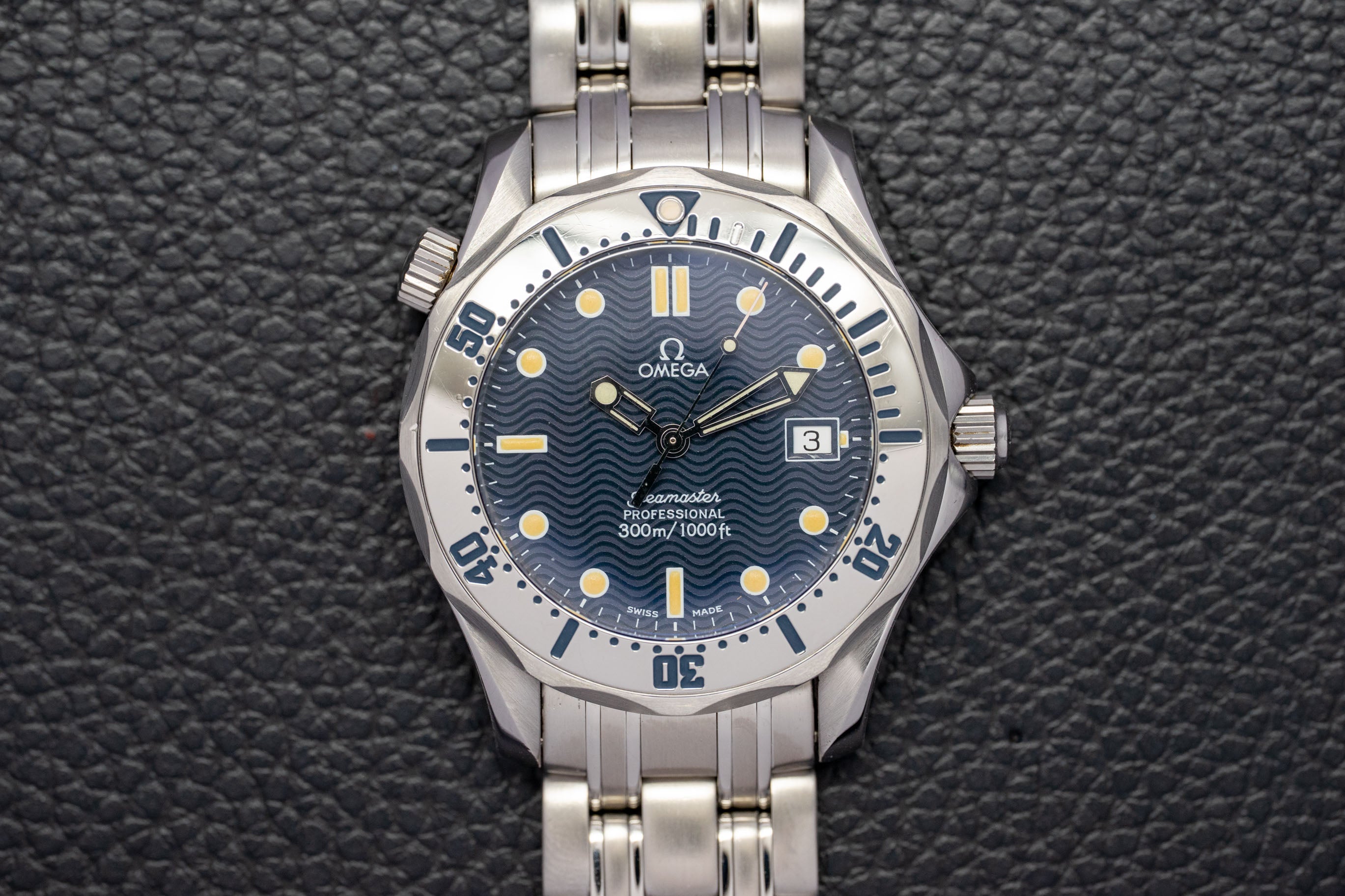 Omega Seamaster 300 2562.80 con quadrante blu, 1993