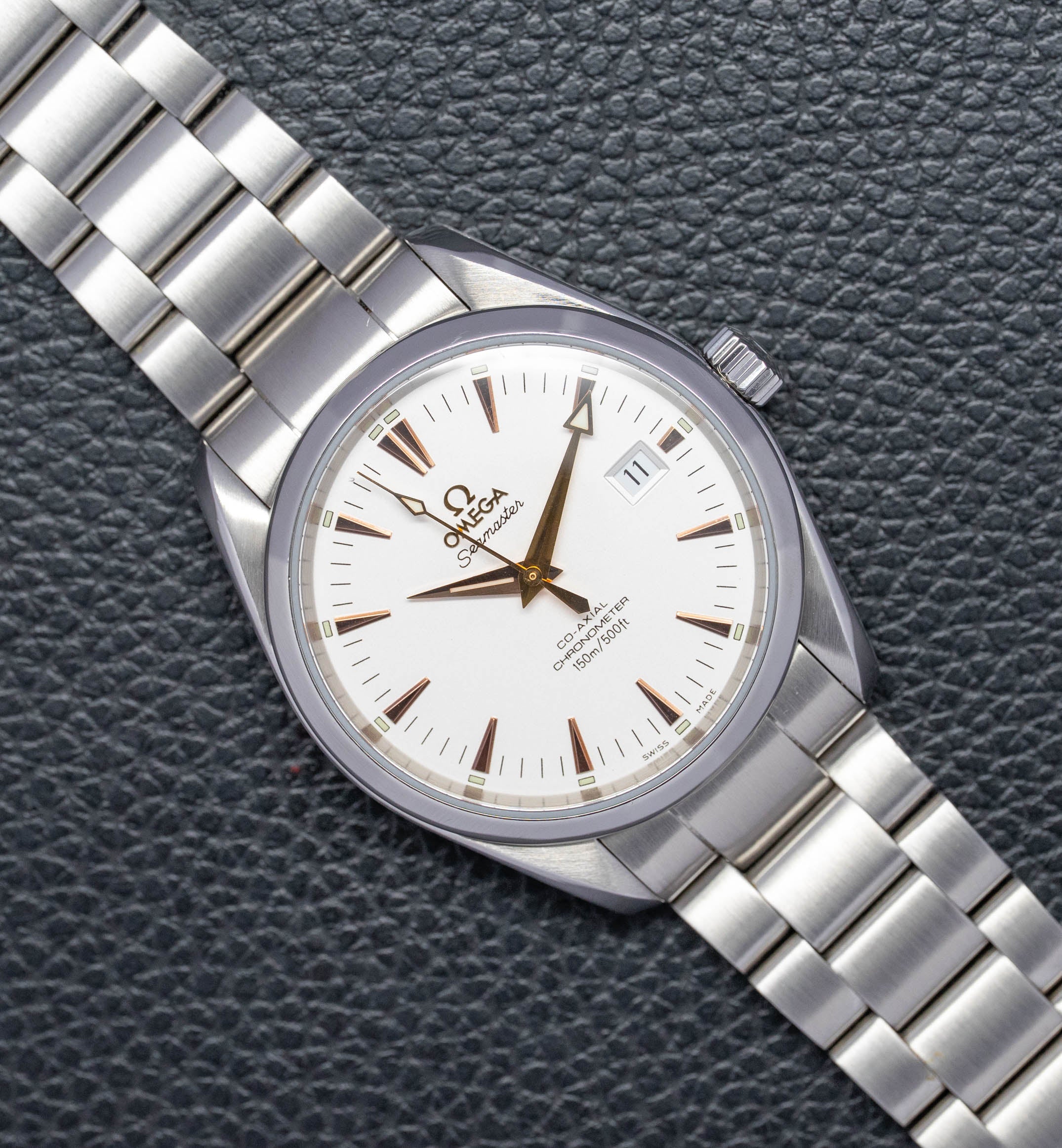 Omega Seamaster Aqua Terra 2503.34 con quadrante bianco, 2006