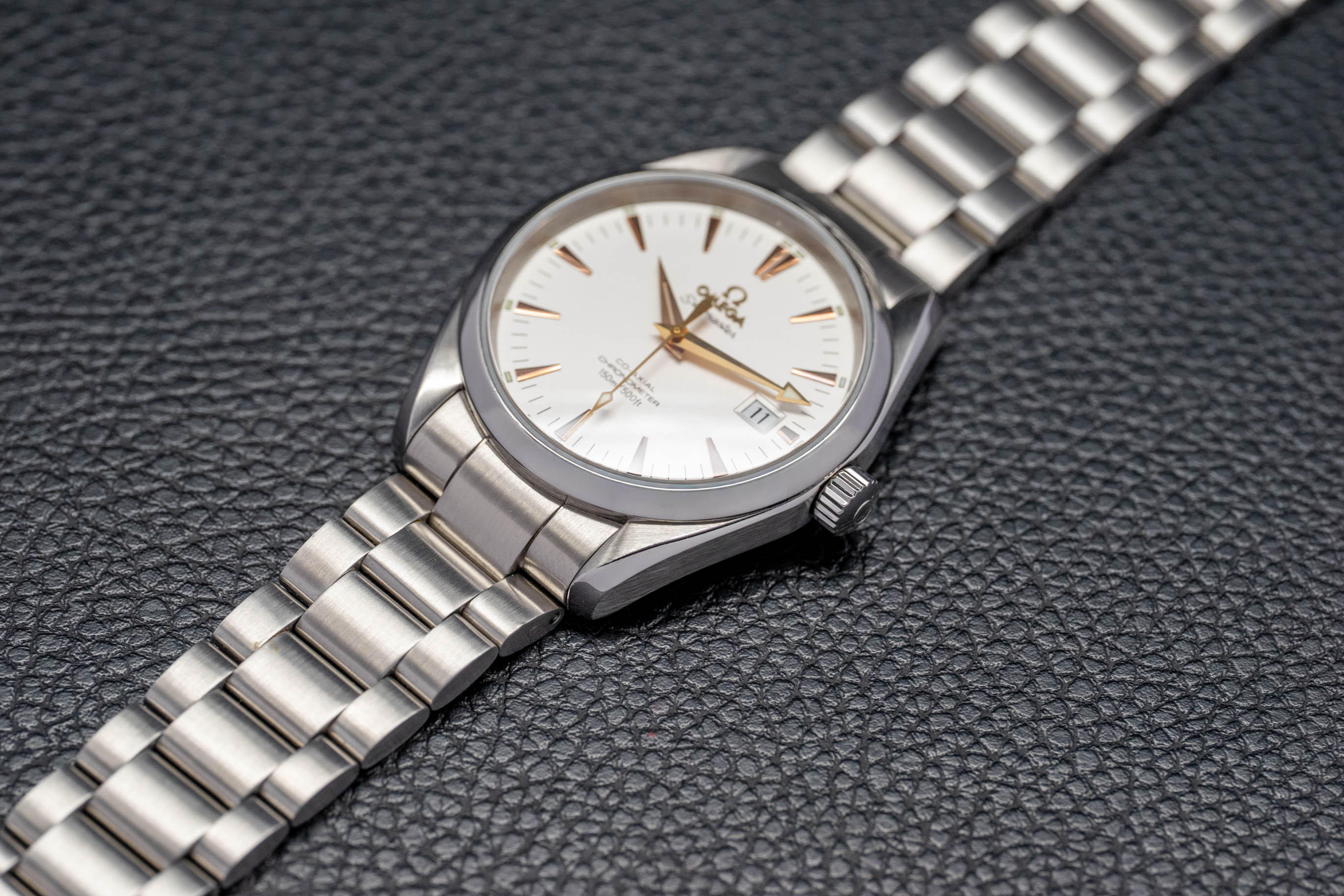 Omega Seamaster Aqua Terra 2503.34 con quadrante bianco, 2006