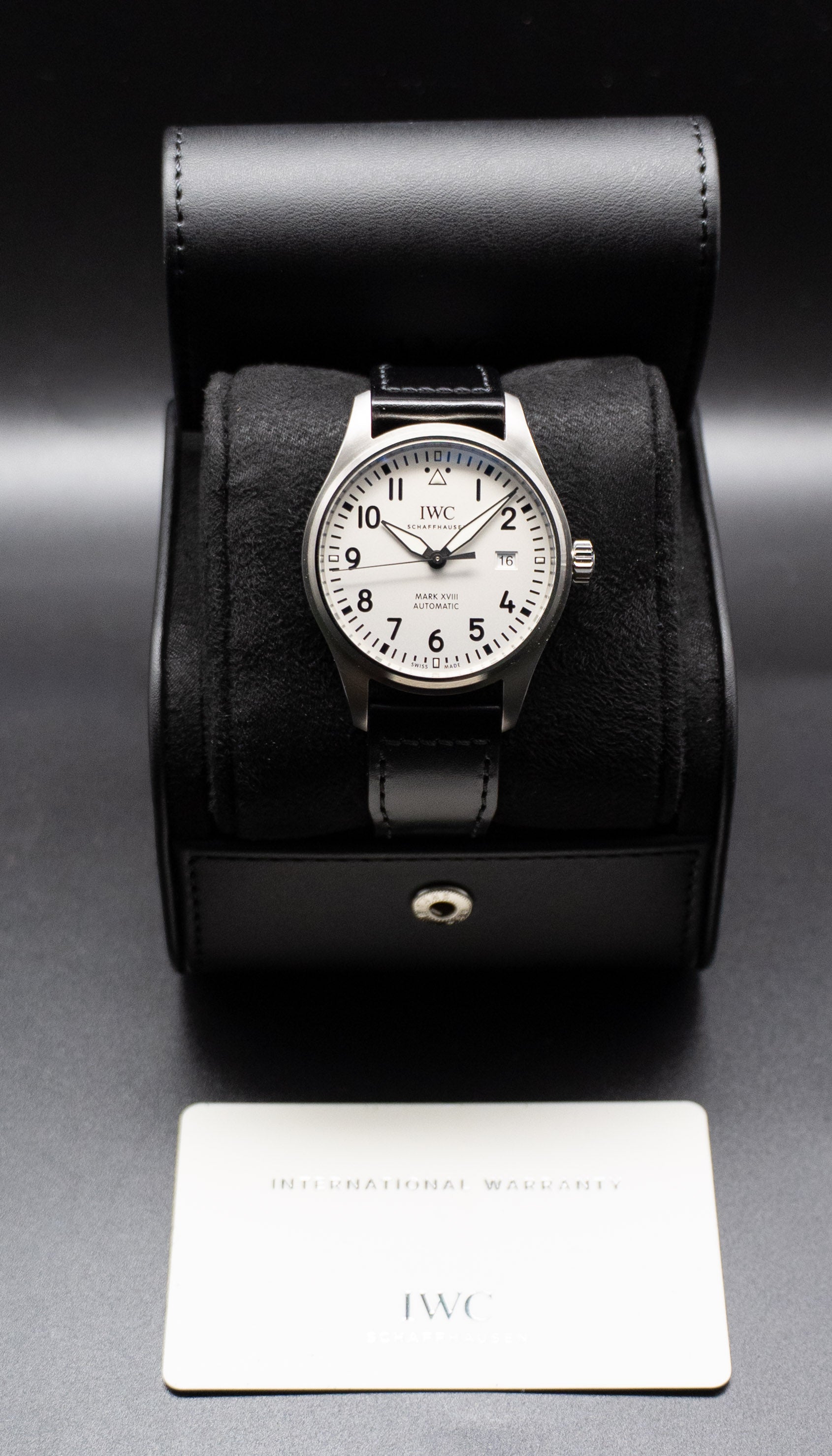 Orologio da pilota IWC Mark XVIII IW327002, FULLSET del 2016, con scatola e PAPERS