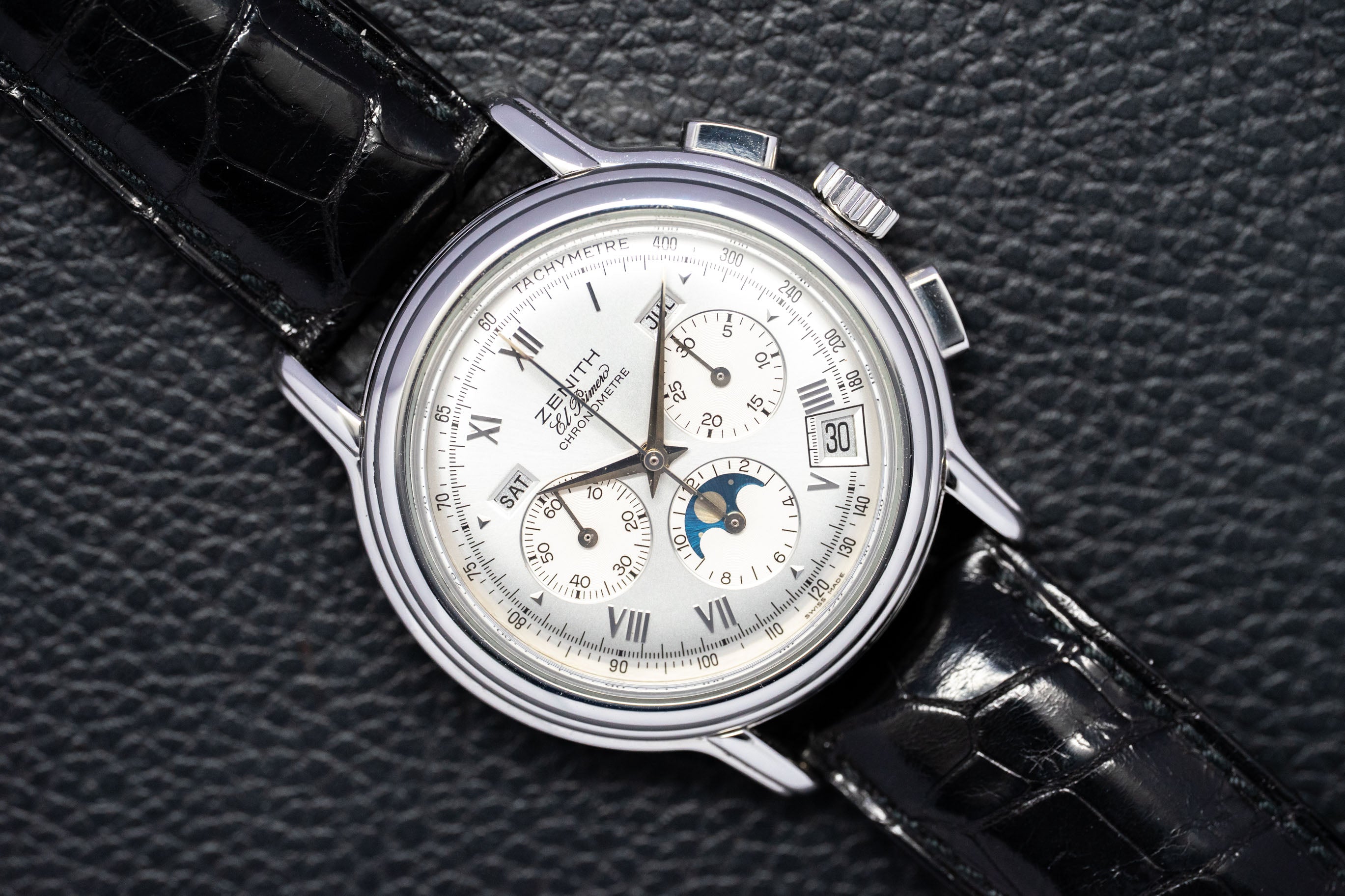 Zenith El Primero Chronomaster 01.0240.410 Quadrante argento 1997 PAPERS