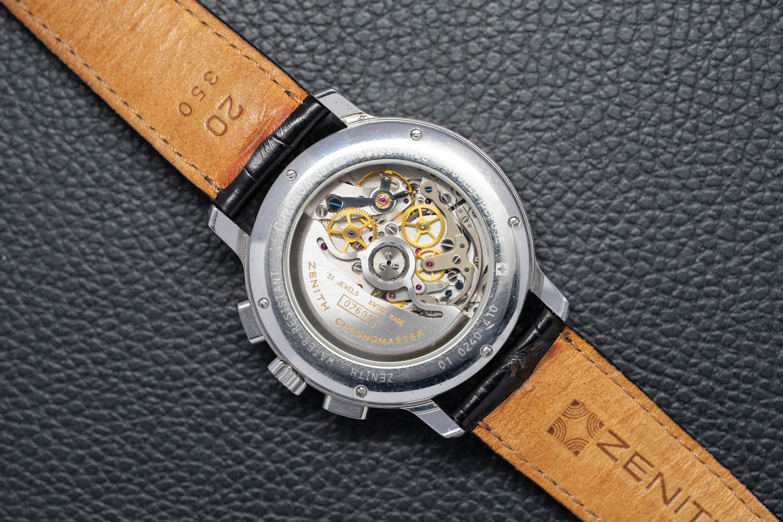 Zenith El Primero Chronomaster 01.0240.410 Quadrante argento 1997 PAPERS