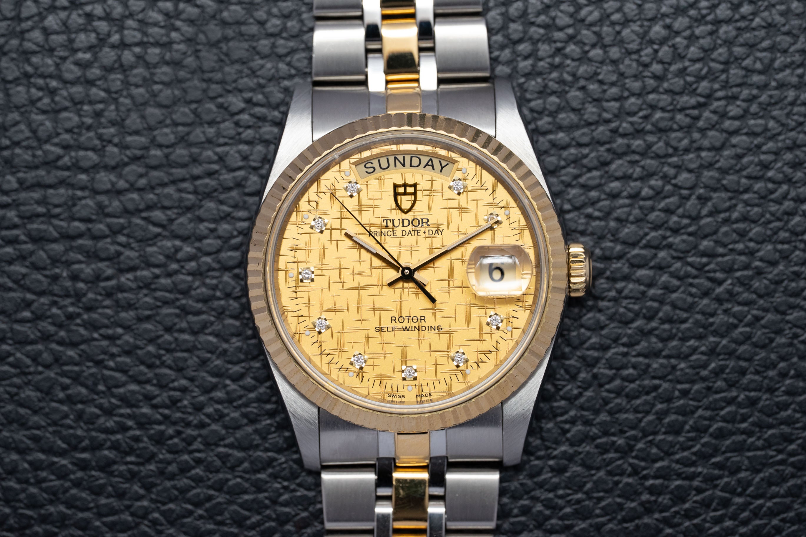Tudor Prince Day Date 76213 Gold Dial 2004