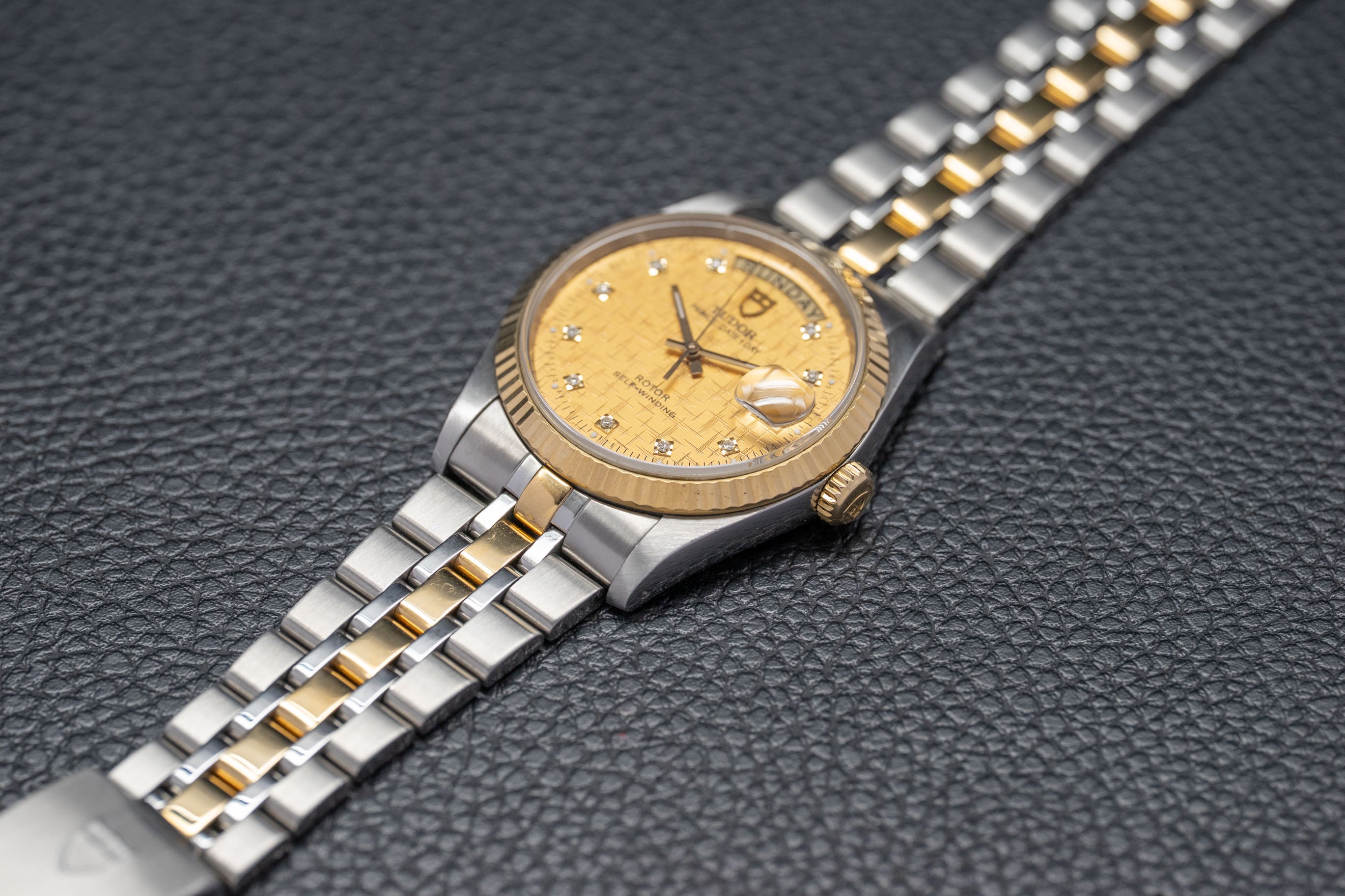 Tudor Prince Day Date 76213 Gold Dial 2004