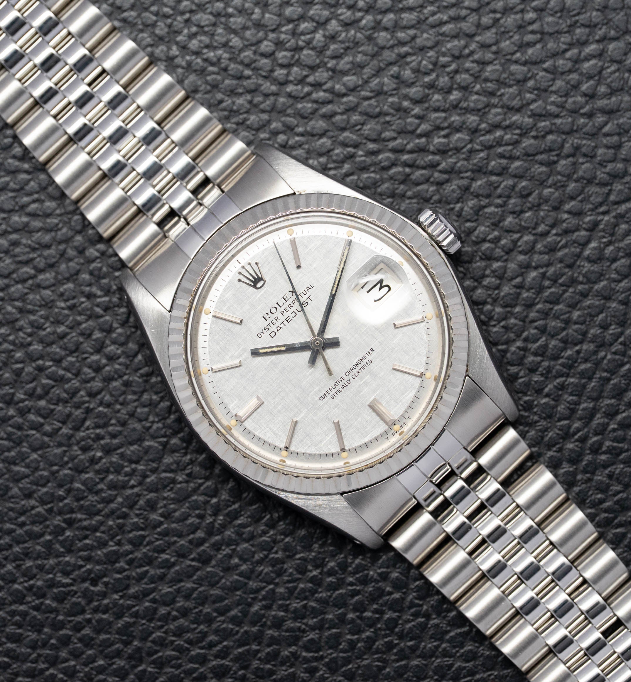 Rolex Datejust 16014, cadran argenté, 1977