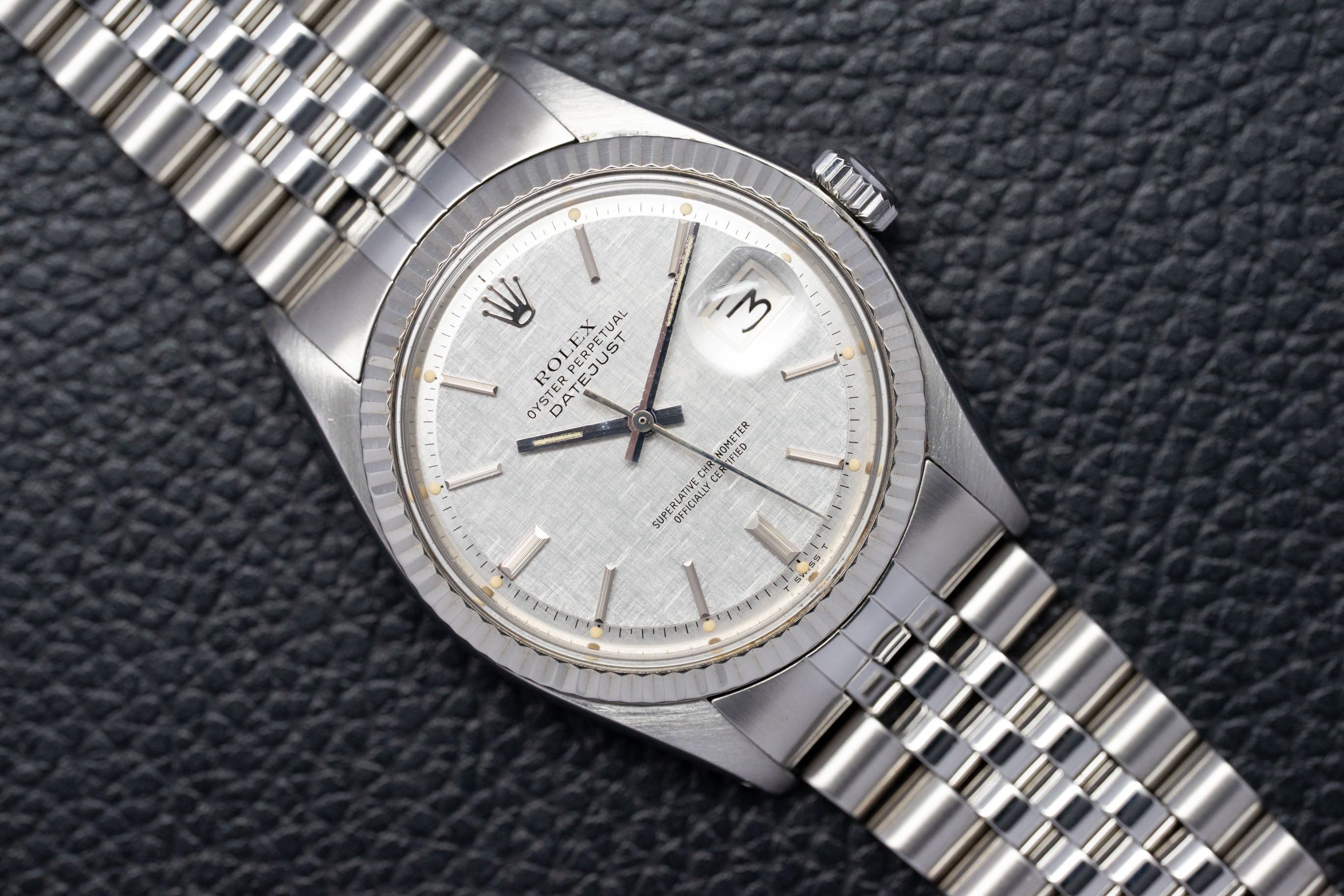 Rolex Datejust 16014, cadran argenté, 1977