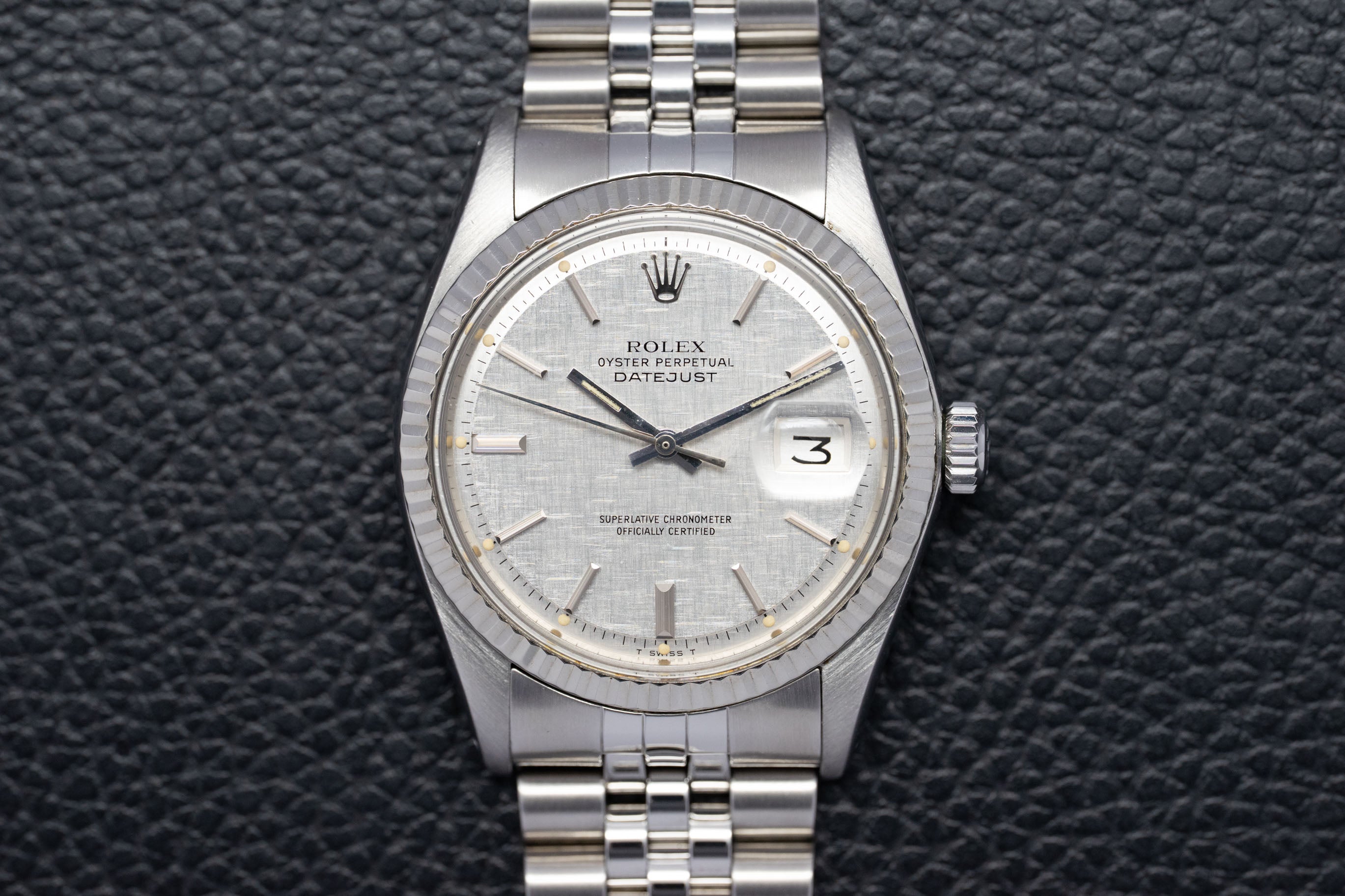 Rolex Datejust 16014, cadran argenté, 1977