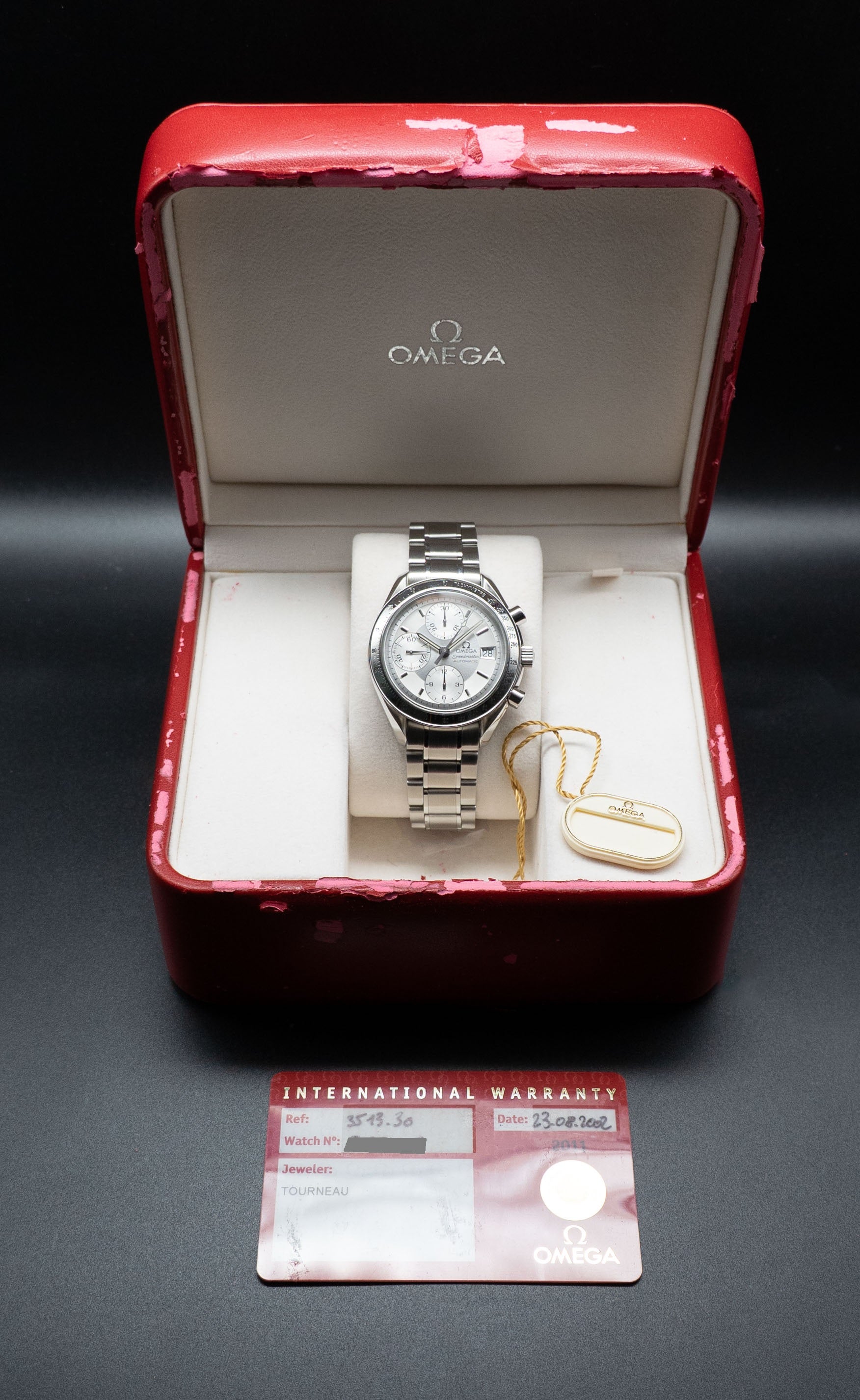 Omega Speedmaster Date 3513.30 FULLSET 2002 Box + PAPERS