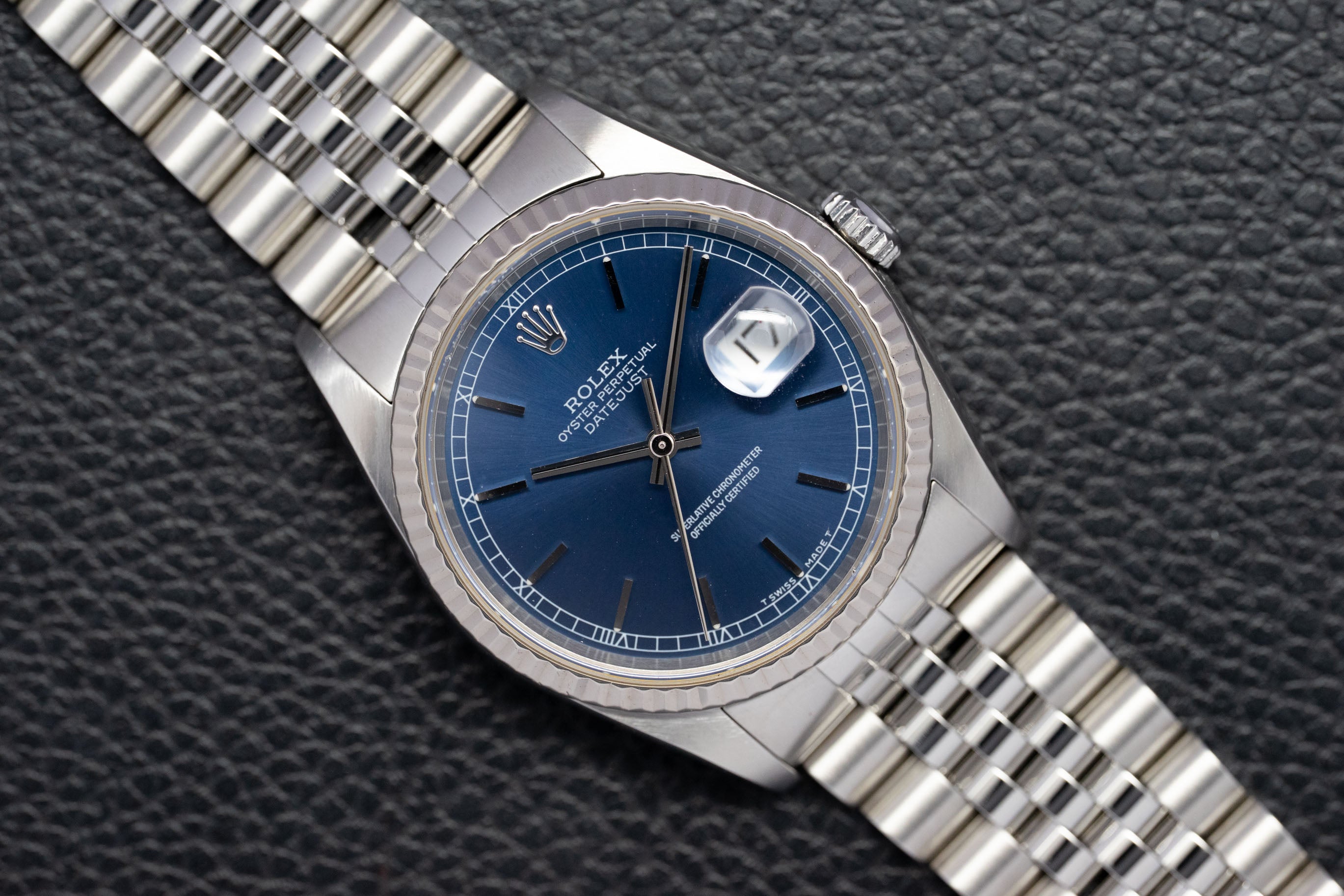 Rolex Datejust 16234 Blue Dial 2002