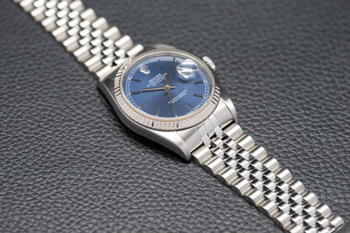 Rolex Datejust 16234 Blue Dial 2002