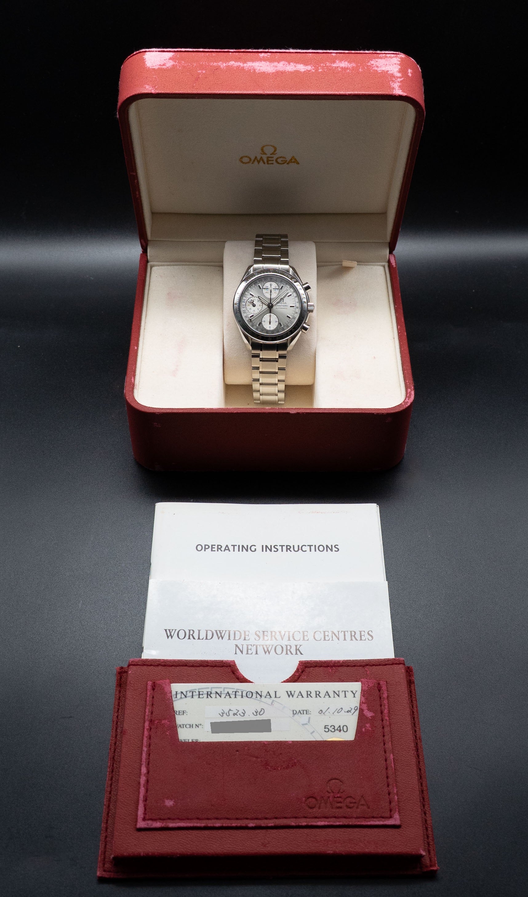 Omega Speedmaster Day Date 3523.30 FULLSET 2001 Box + PAPERS
