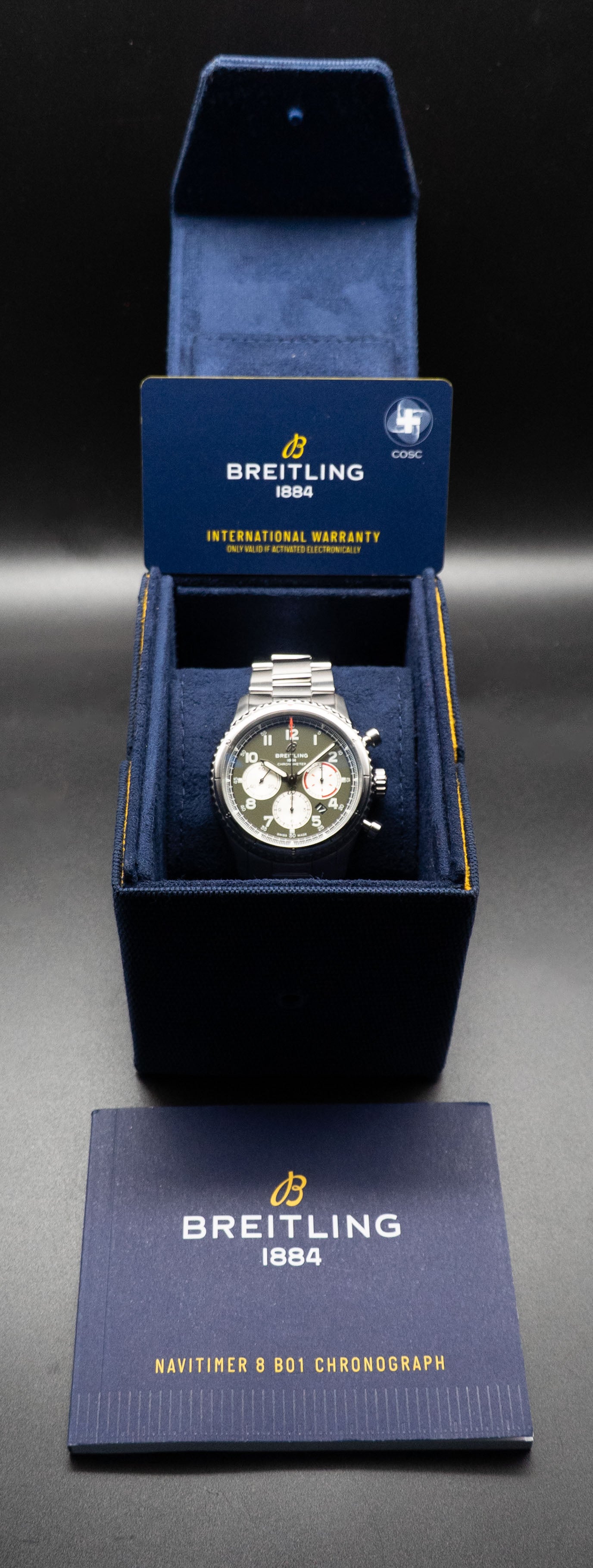 Breitling Aviator 8 AB0119 FULLSET 2024 con scatola e PAPERS