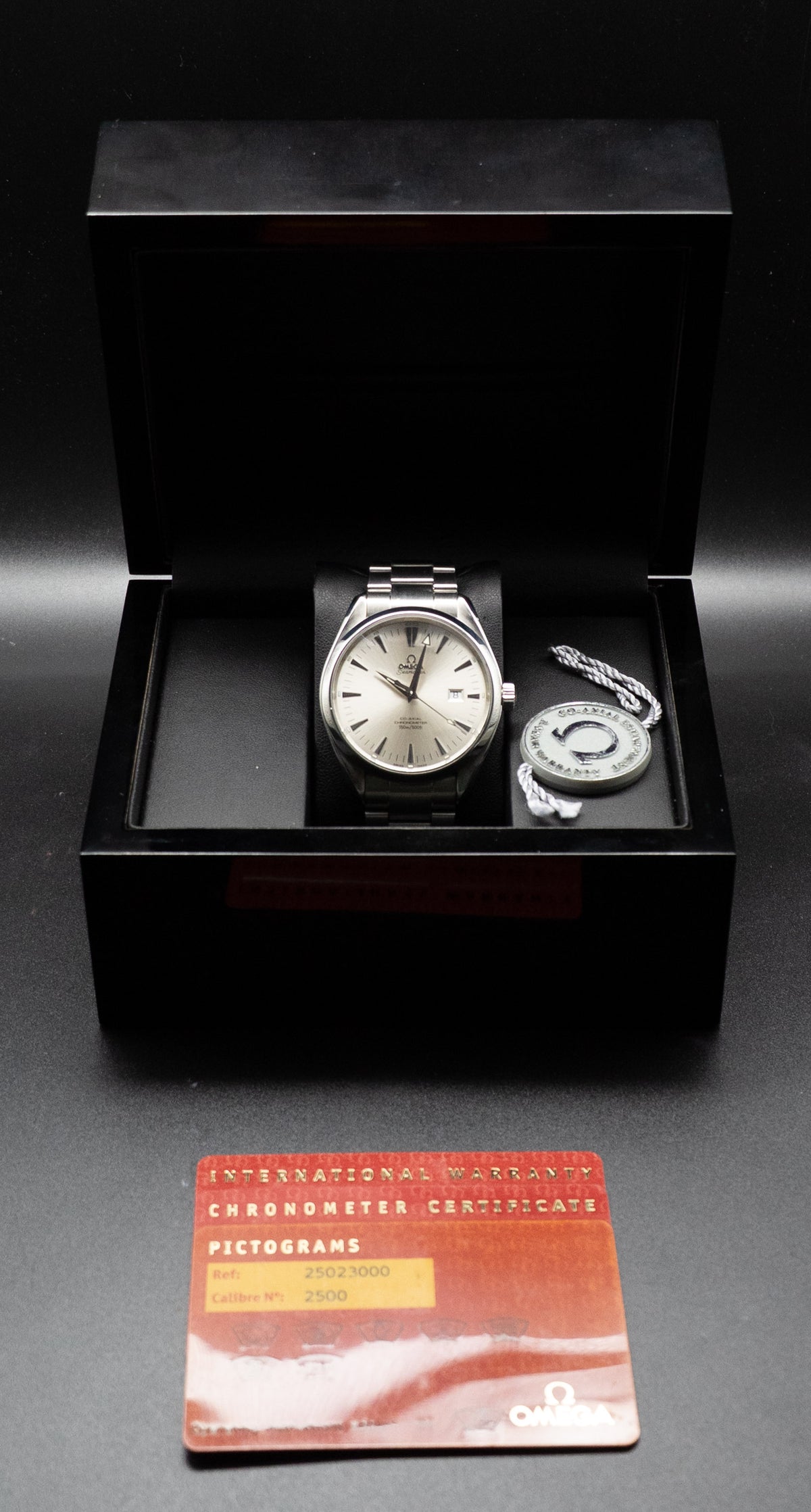 Omega Seamaster Aqua Terra 2502.30 Silver Dial 2020 Papers