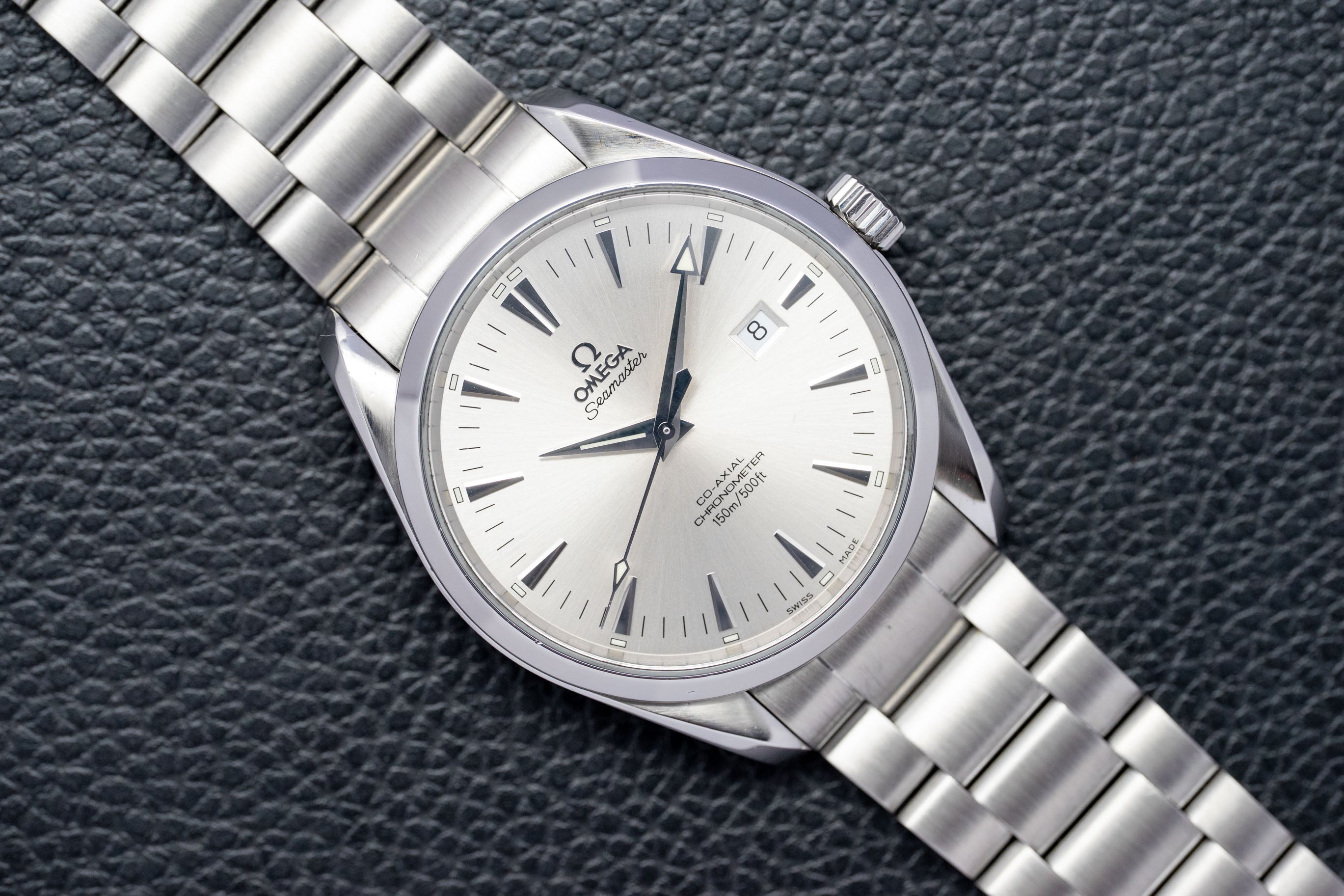 Omega Seamaster Aqua Terra 2502.30 Silver Dial 2020 Papers