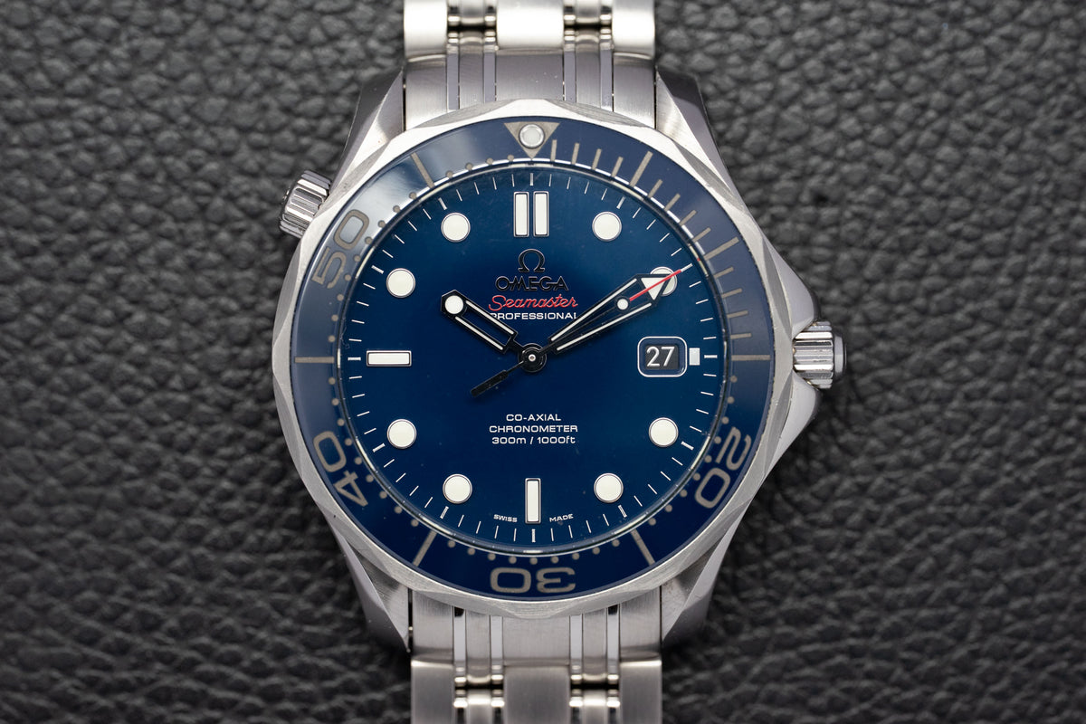 Omega Seamaster Diver 300 212.30.41.20.03.001 Blue Dial 2010