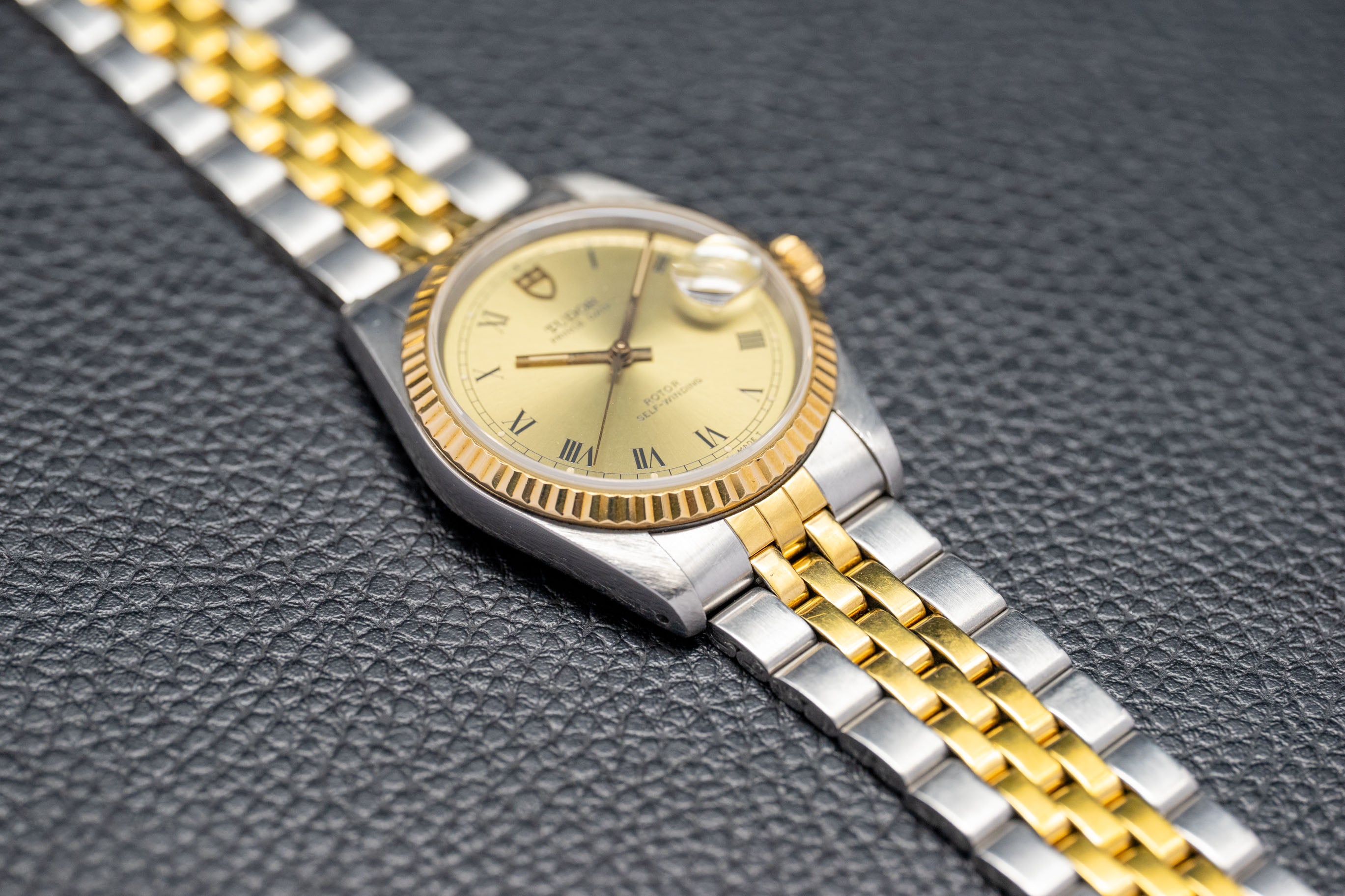 Tudor Prince Date 74033 con quadrante color Champagne, 1997