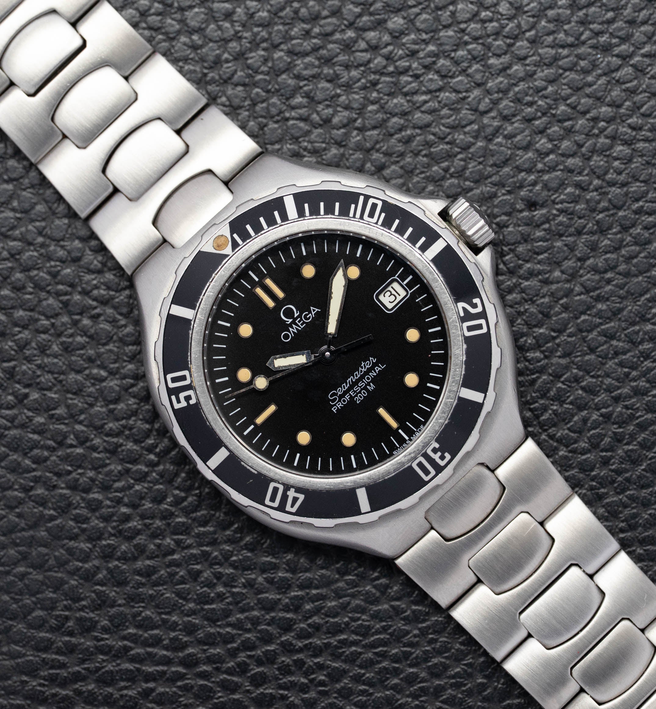 Omega Seamaster 200 Pre-Bond 2850.50 Black Dial 1991
