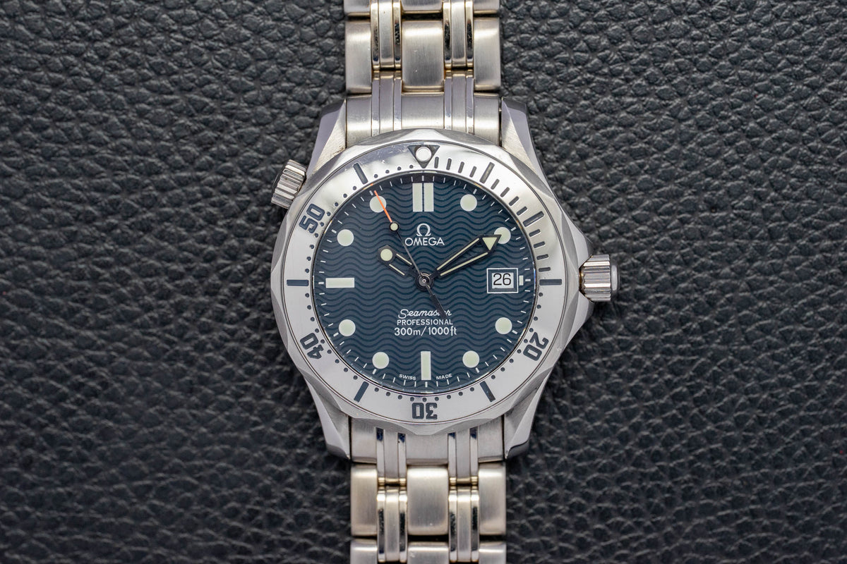 Omega Seamaster 300 2562.80 Blue Dial 1998