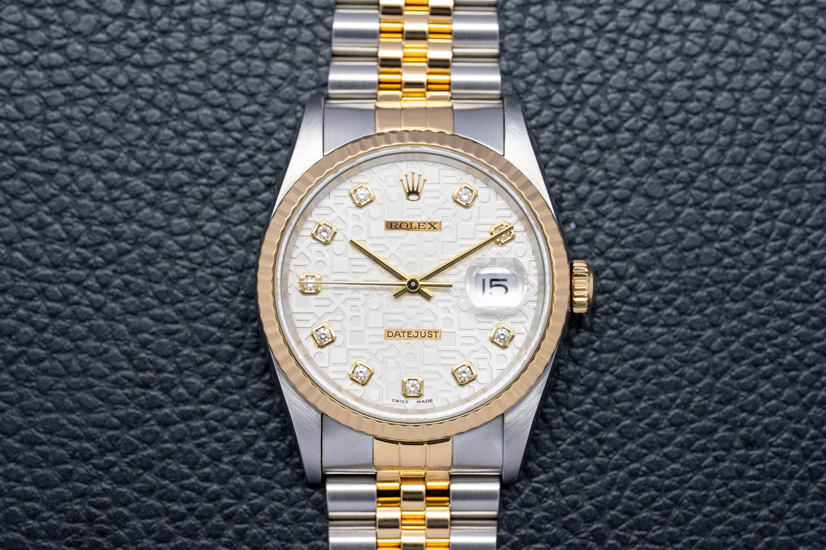 Rolex Datejust 16233G Computer Diamond Dial 2001