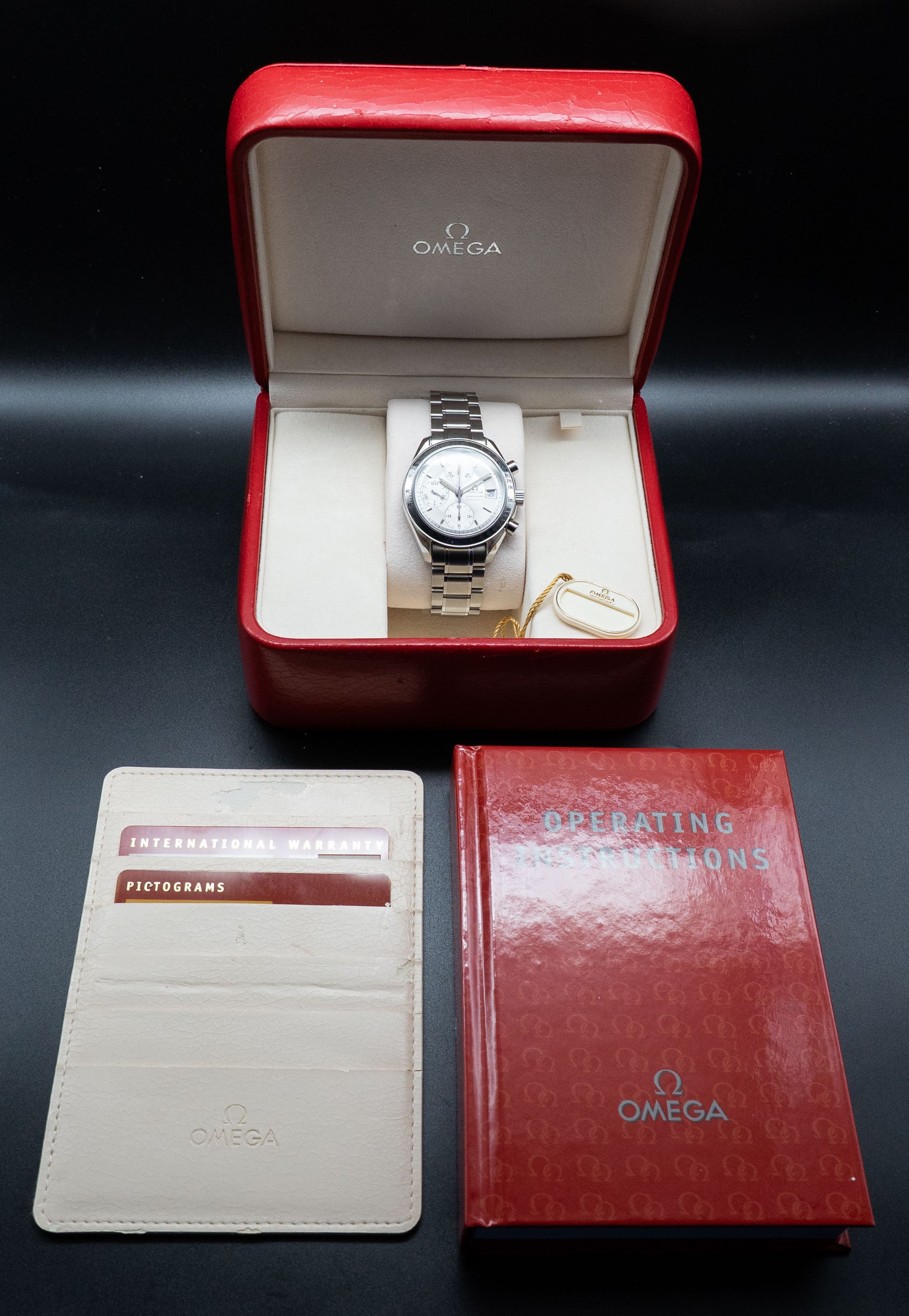 Omega Speedmaster Date 3513.30 FULLSET 2004 Box + PAPERS