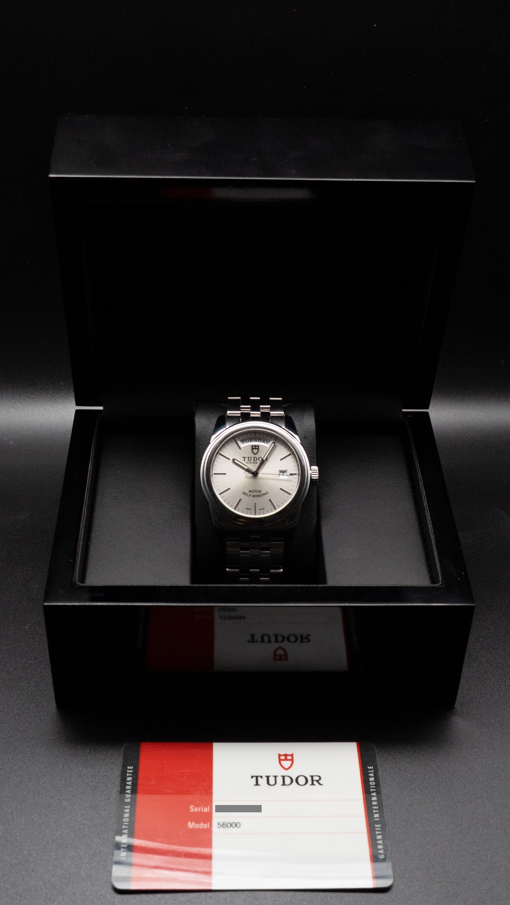 Tudor Glamour Day-Date 56000 Silver Dial 2017 Papers