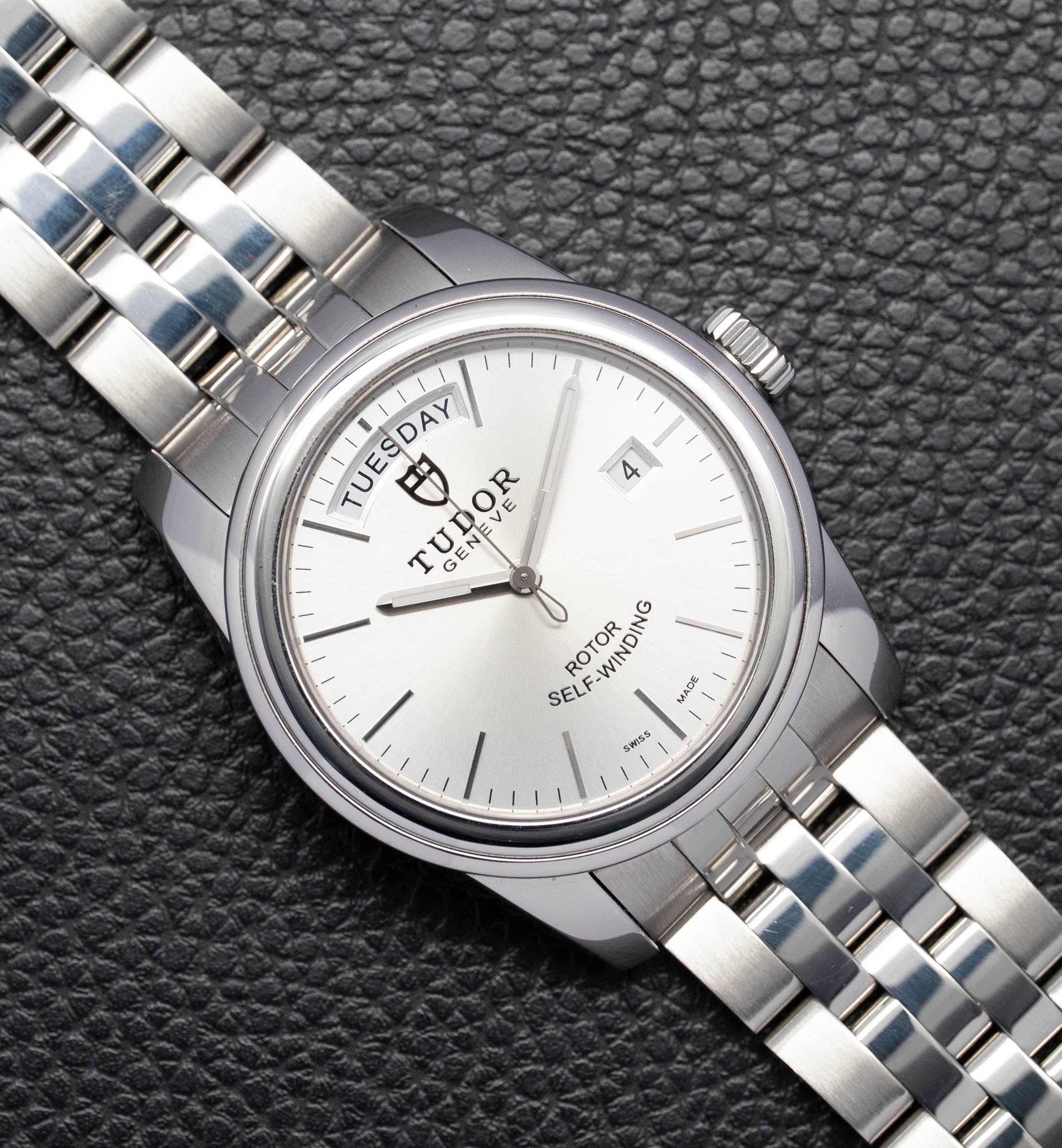 Tudor Glamour Day-Date 56000 Silver Dial 2017 Papers