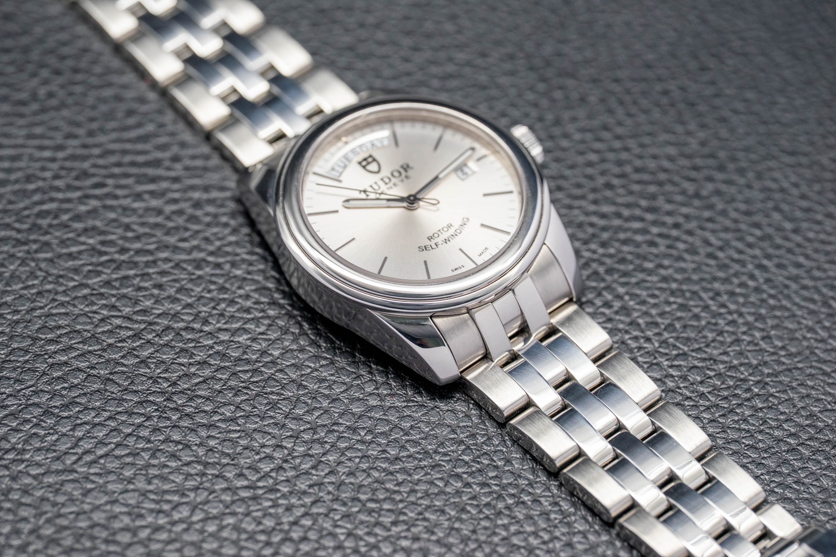 Tudor Glamour Day-Date 56000 Silver Dial 2017 Papers