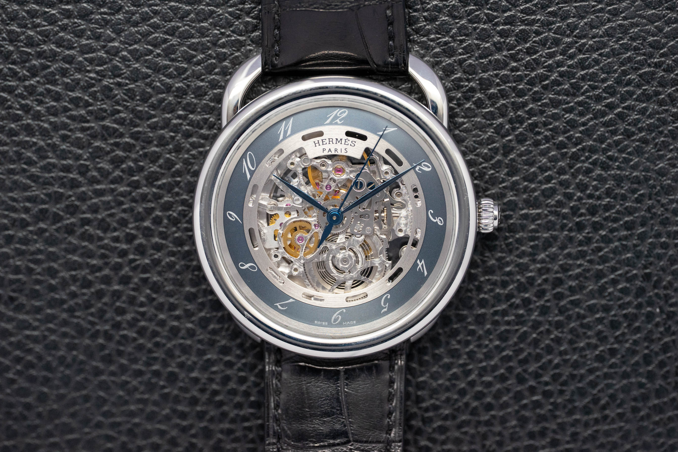 Hermès Arceau Squelette AR6.710 Skeleton Dial 2011 Papers