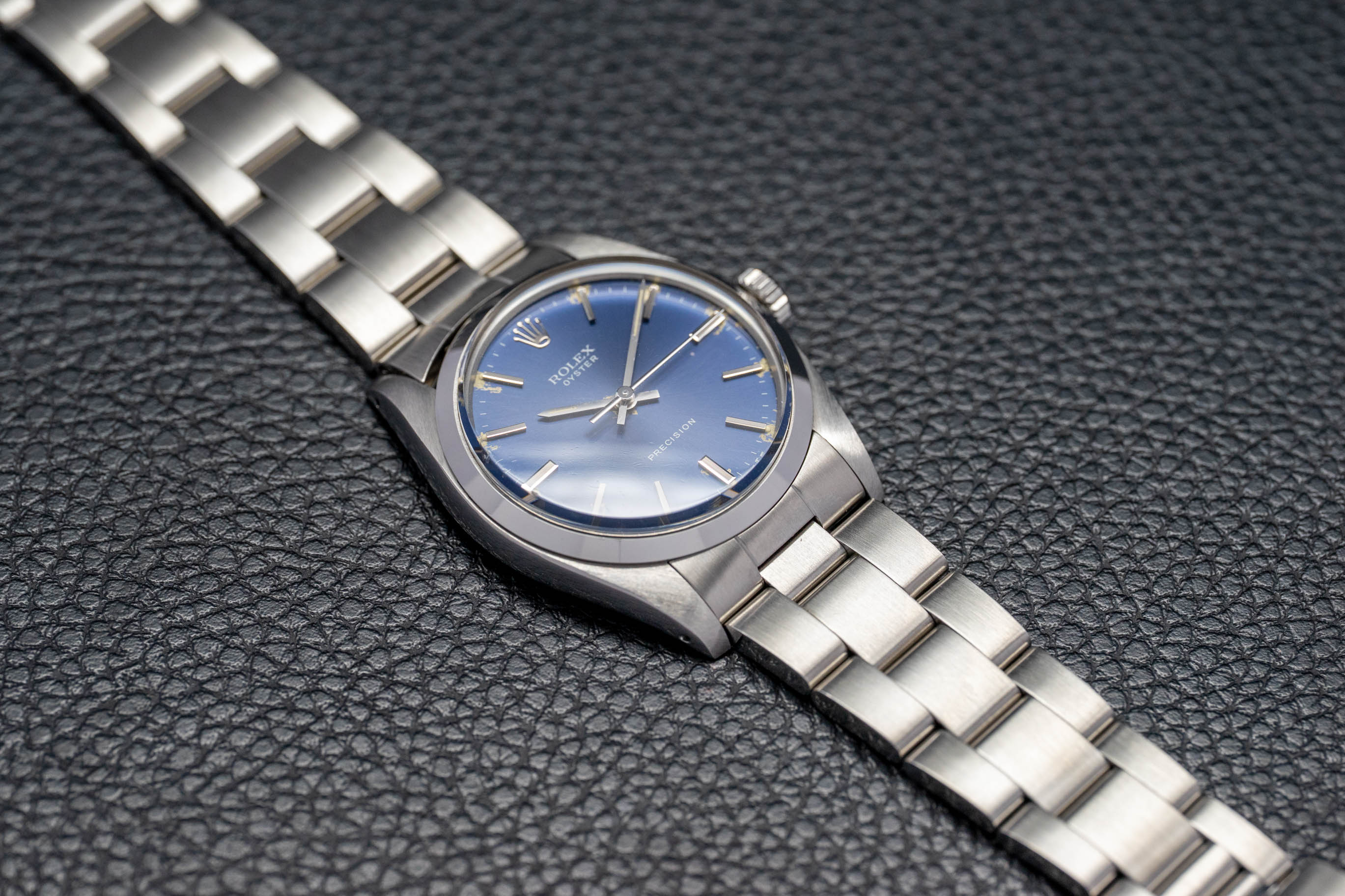 Rolex Oyster Precision 6426 Blue Dial 1985