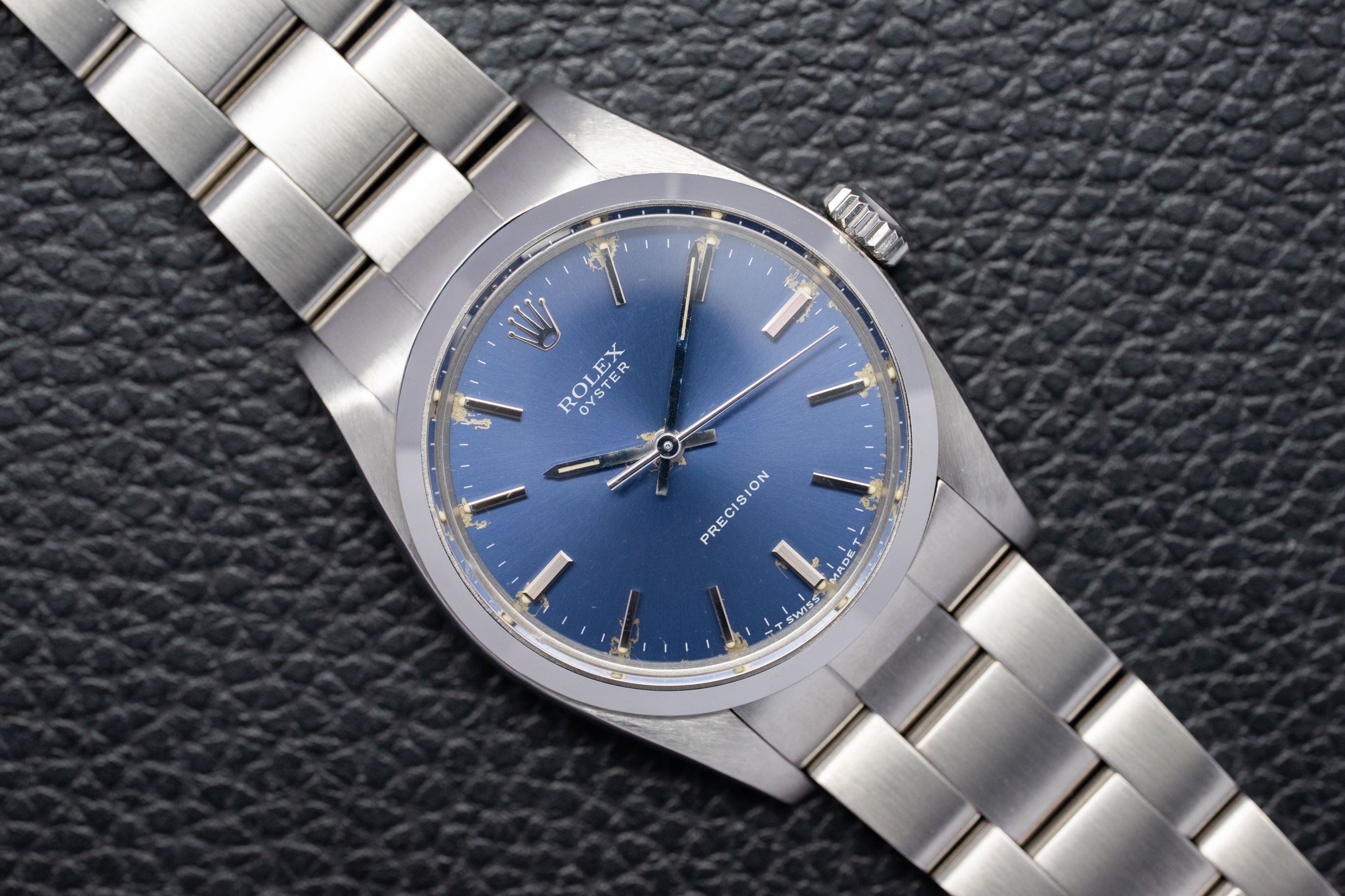 Rolex Oyster Precision 6426 Blue Dial 1985