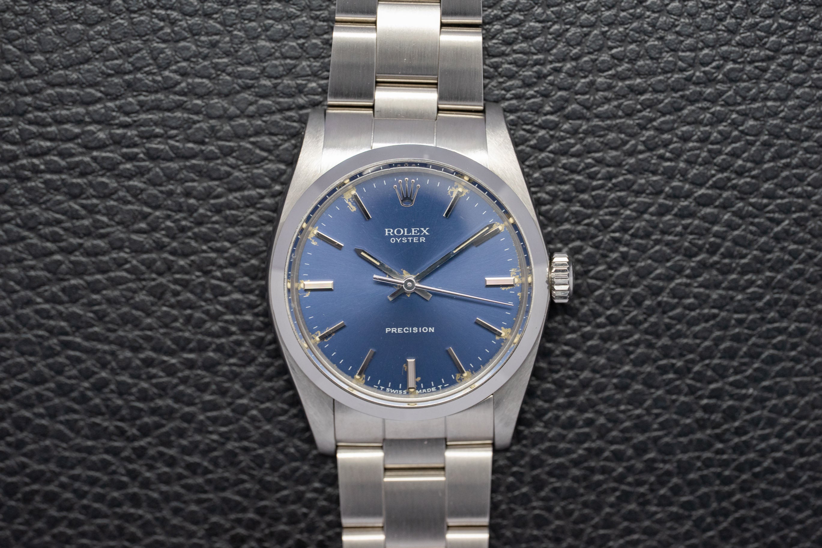 Rolex Oyster Precision 6426 Blue Dial 1985