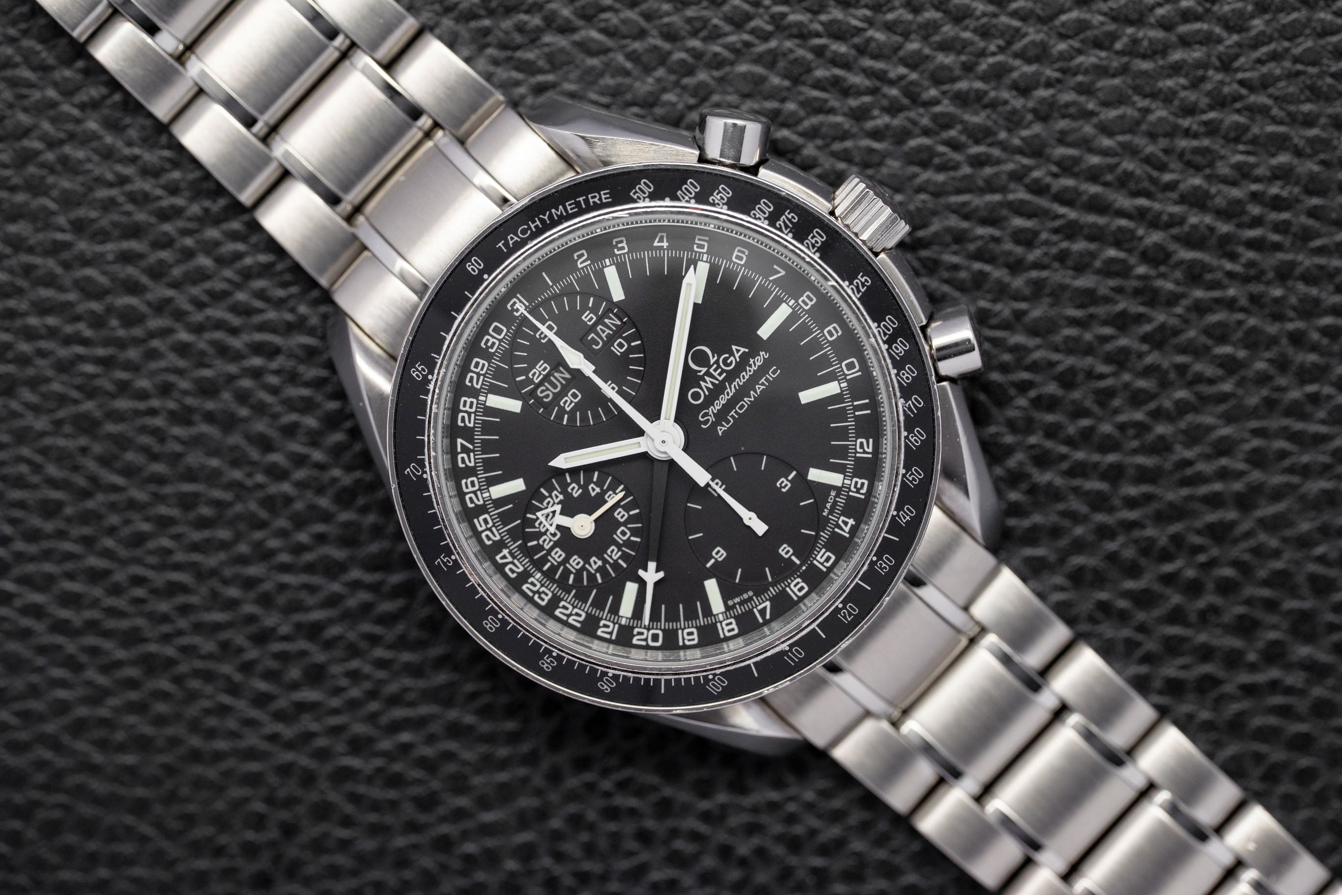 Omega Speedmaster Day Date 3520.50 Black Dial 1998